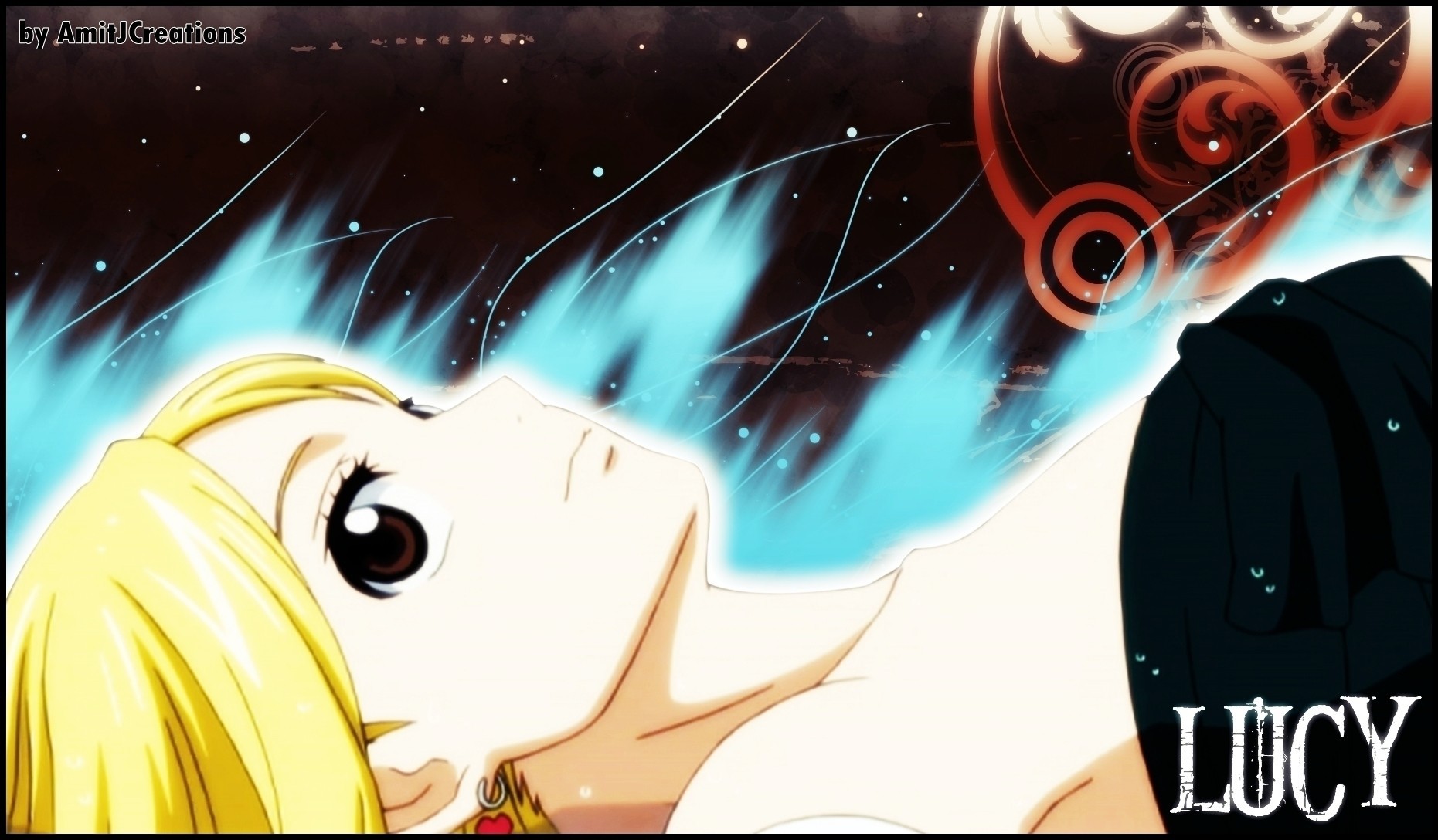 Anime 1861x1088 anime Fairy Tail anime girls blonde face