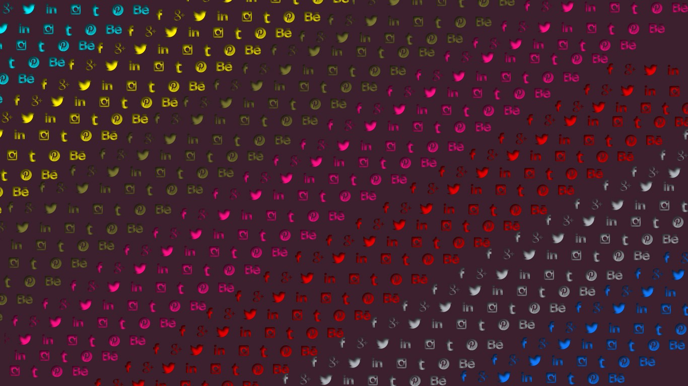 General 1366x768 social networks pink yellow Internet Explorer internet birds Tweety Bird colorful rainbows Twitter