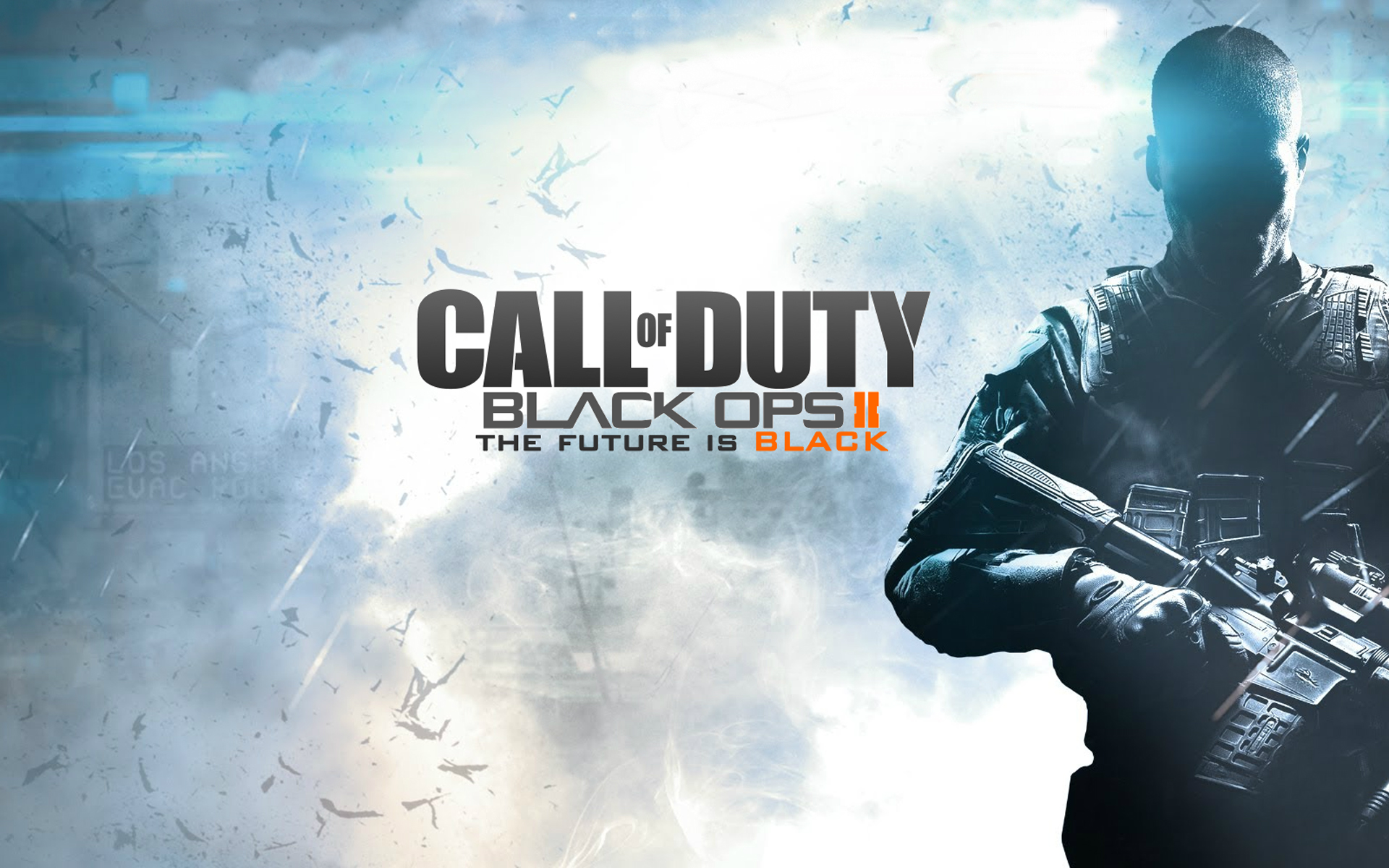General 1920x1200 Call of Duty: Black Ops Call of Duty: Black Ops II video games weapon cyan PC gaming