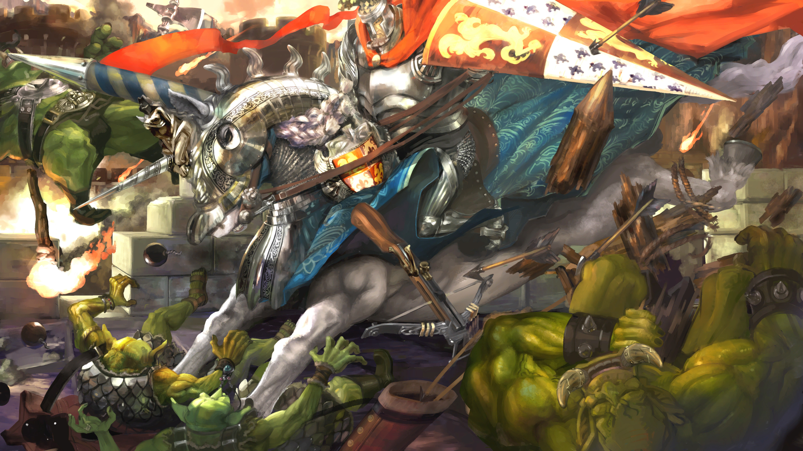 General 2560x1440 Dragon's Crown fantasy art knight