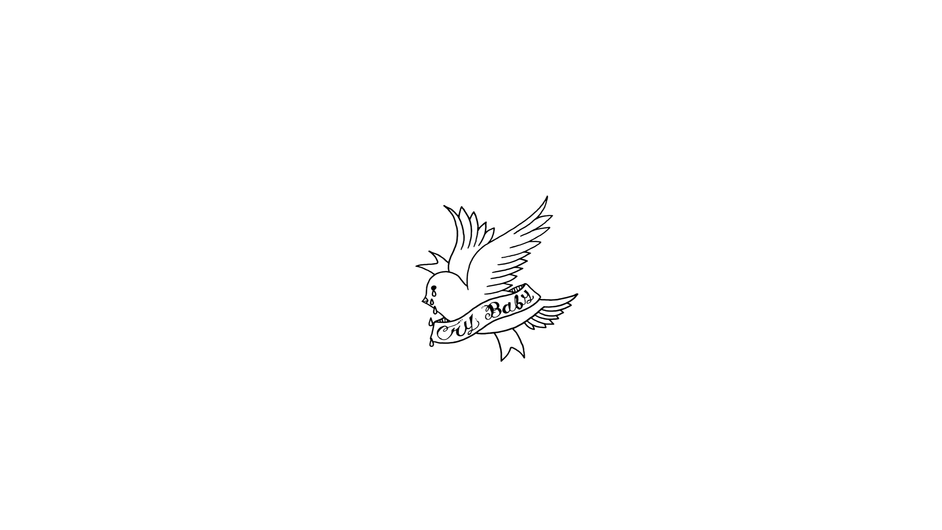 General 1920x1080 crybaby minimalism simple background birds