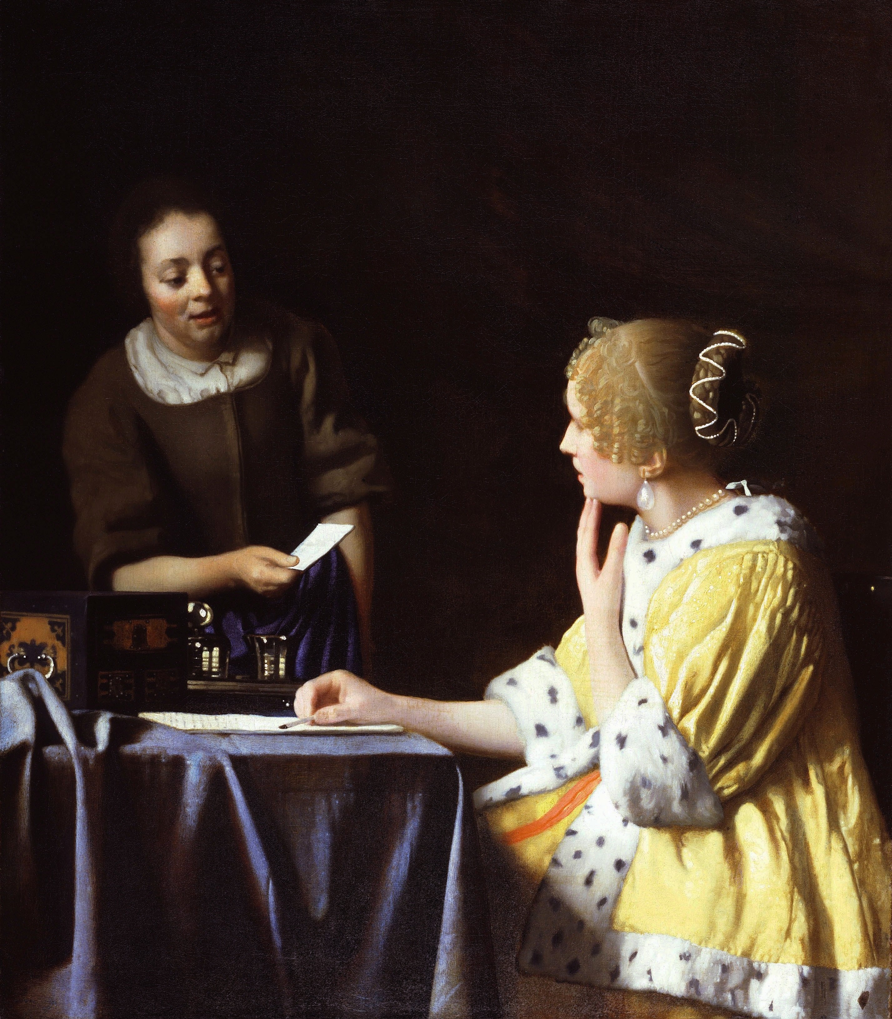 General 2854x3260 Johannes Vermeer painting classic art artwork