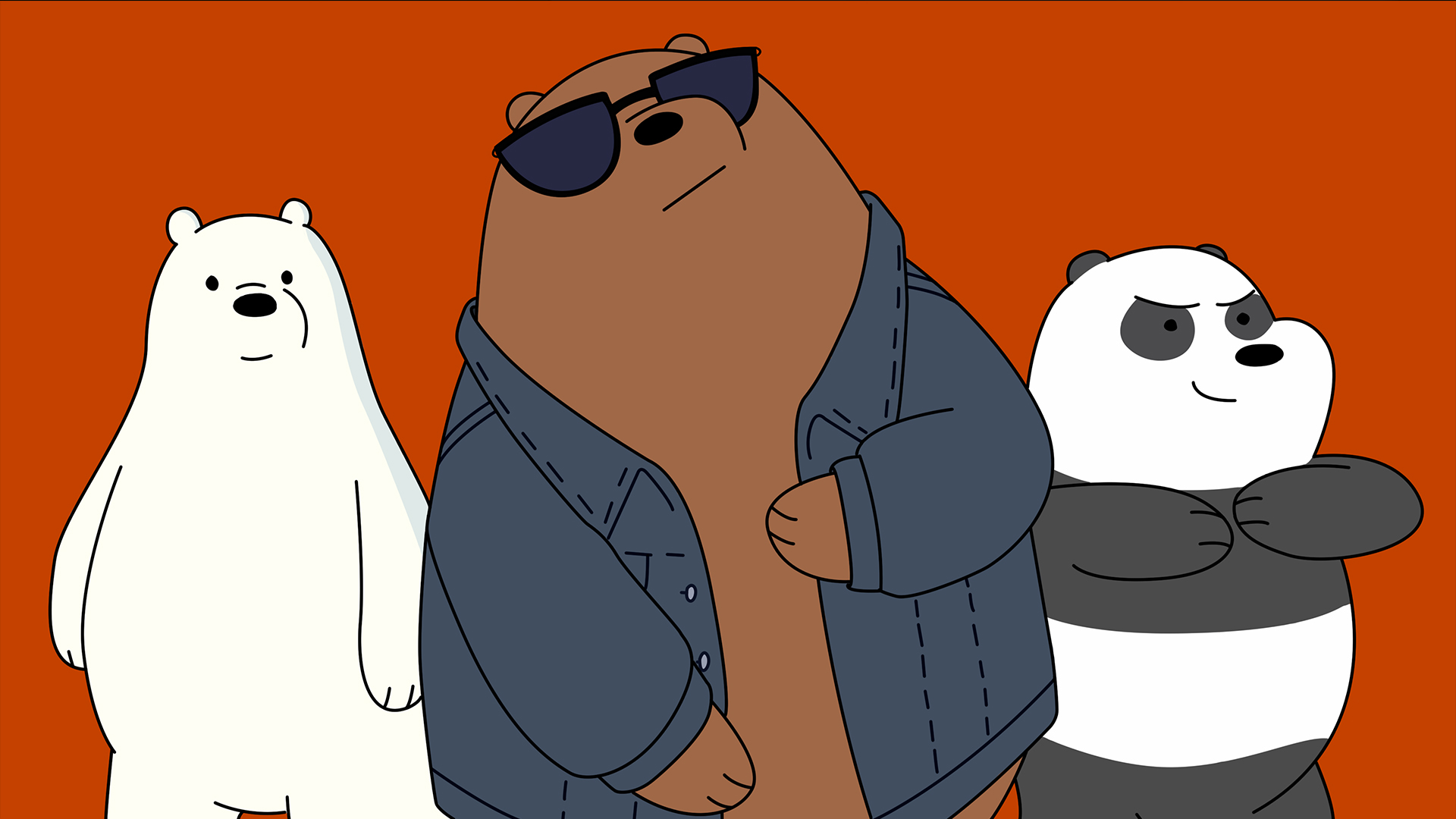 General 1920x1080 We Bare Bears cartoon humor simple background