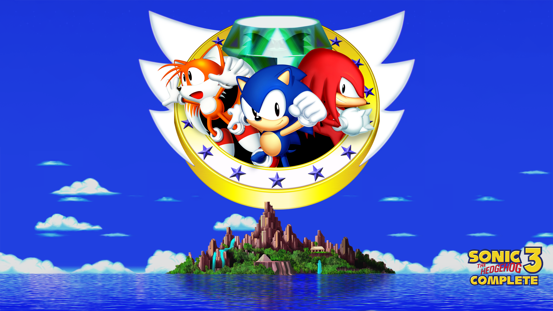 General 1920x1080 Sonic Tails (character) Knuckles video game characters video games Sonic the Hedgehog Sonic 3 sega saturn sega genesis