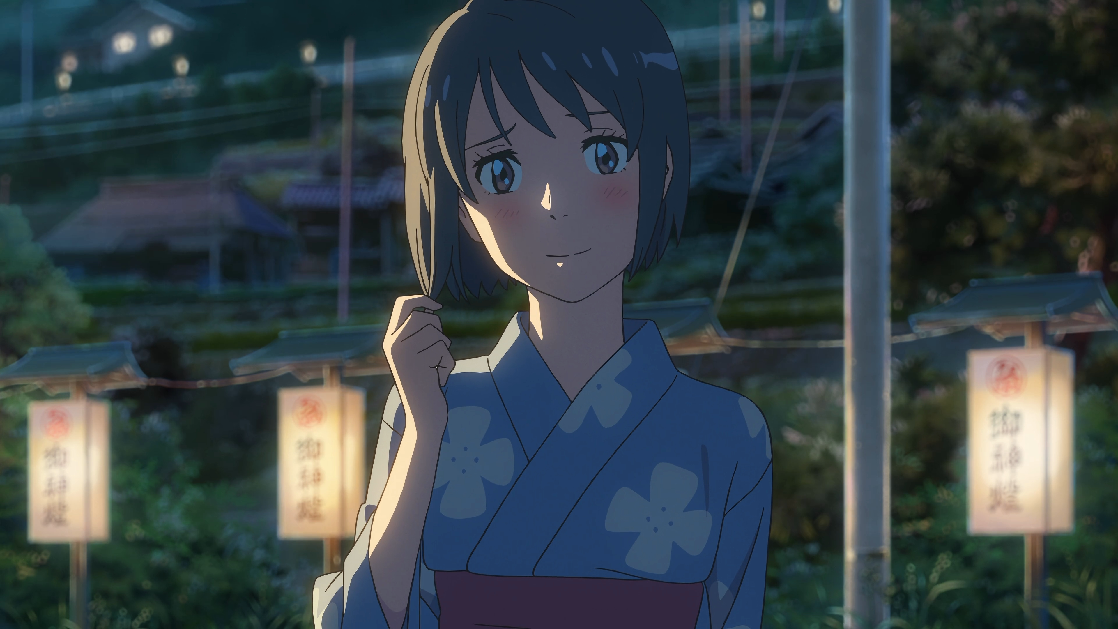 Anime 3840x2160 Makoto Shinkai  Kimi no Na Wa anime girls anime