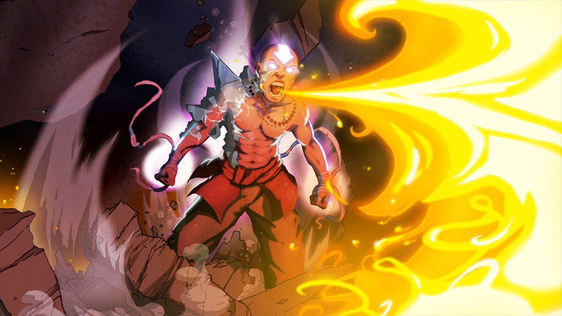 General 1920x1080 Avatar: The Last Airbender fire TV series cartoon fantasy art fantasy men