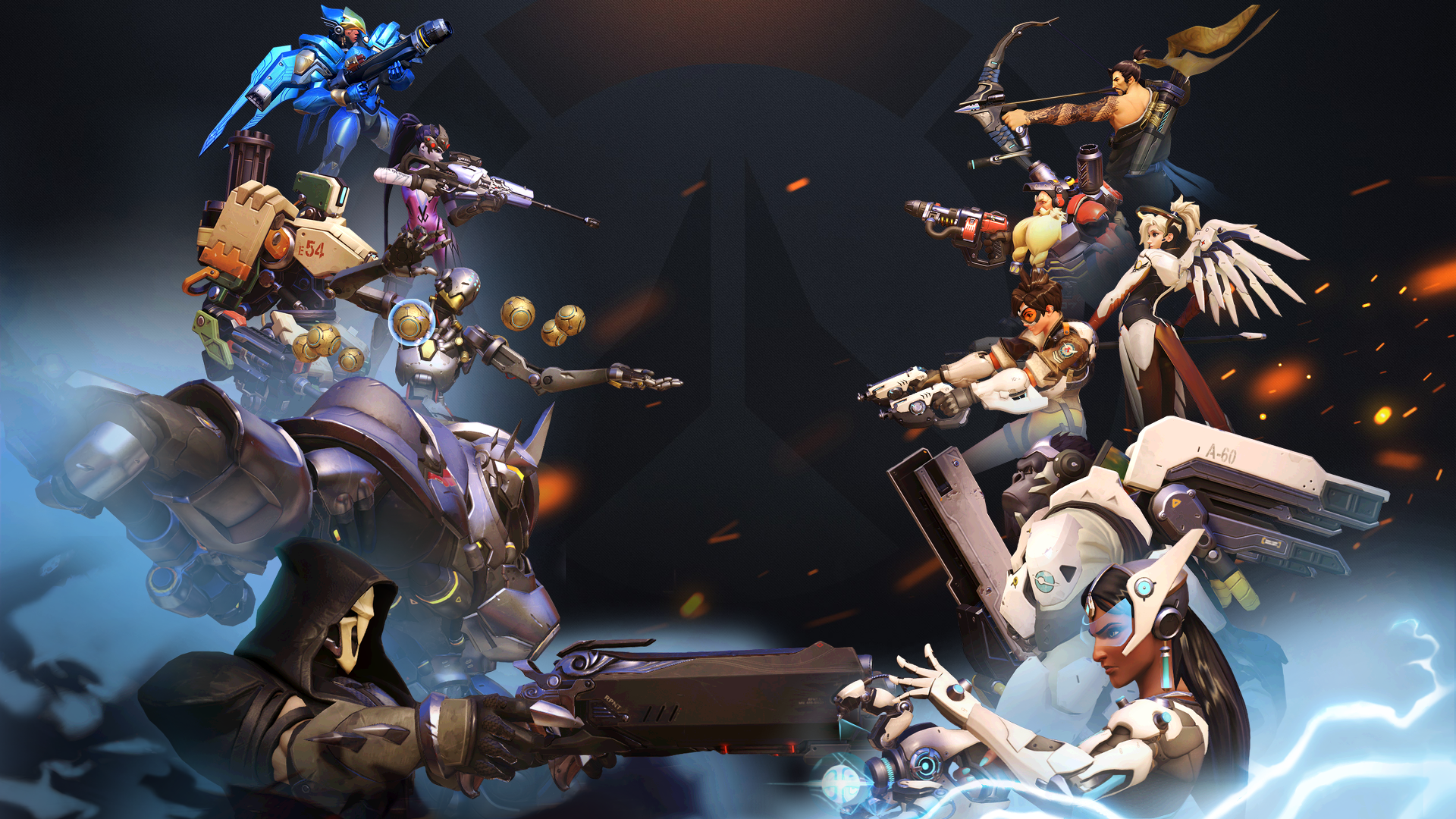 General 1920x1080 Blizzard Entertainment Overwatch Tracer (Overwatch) Zenyatta (Overwatch) Pharah (Overwatch) Widowmaker (Overwatch) Bastion (Overwatch) Reinhardt Wilhelm Reinhardt (Overwatch) Symmetra (Overwatch) Mercy (Overwatch) Winston (Overwatch) Torbjörn (Overwatch) Hanzo (Overwatch) video game characters PC gaming