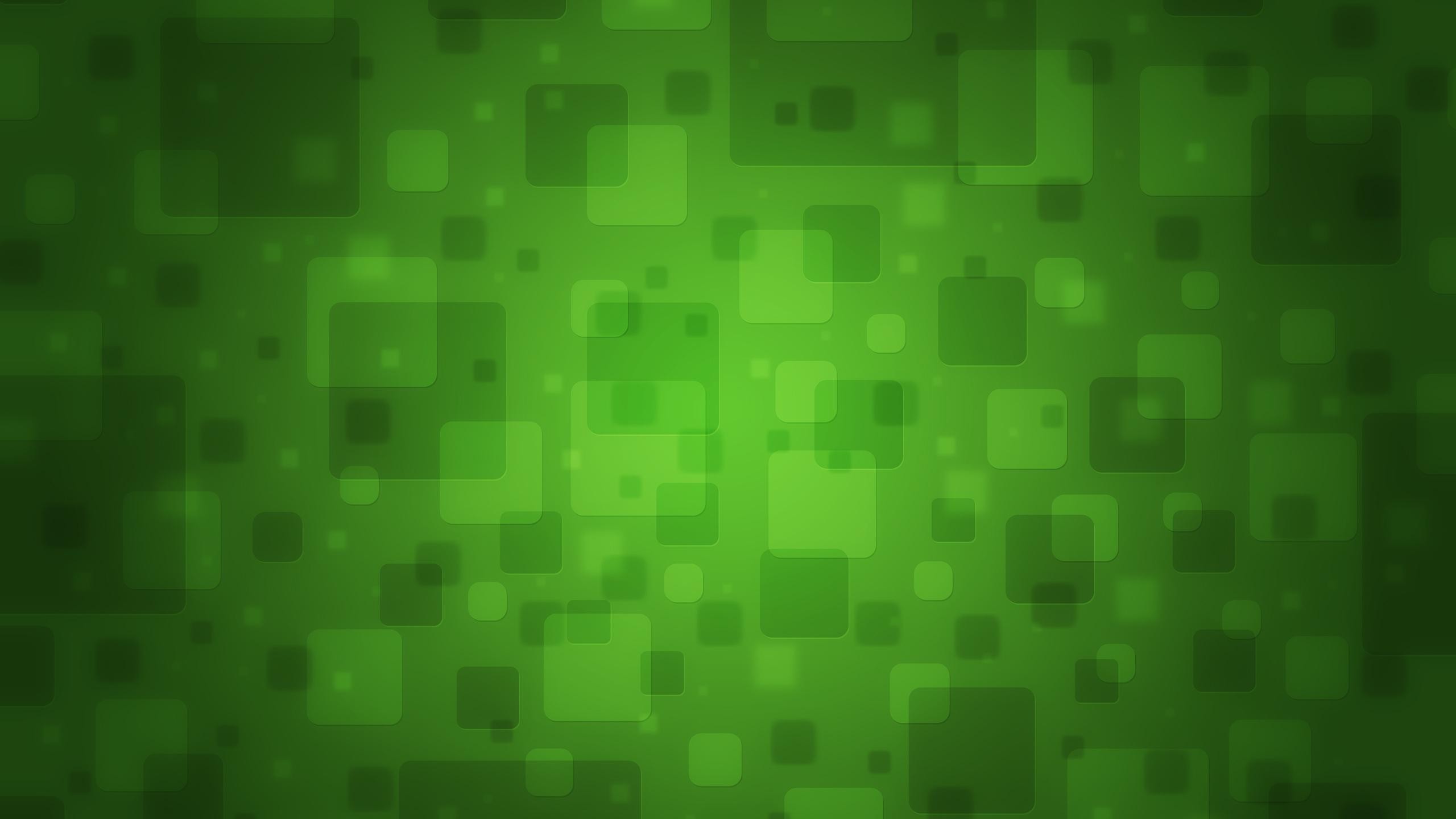 General 2560x1440 abstract shapes square green green background