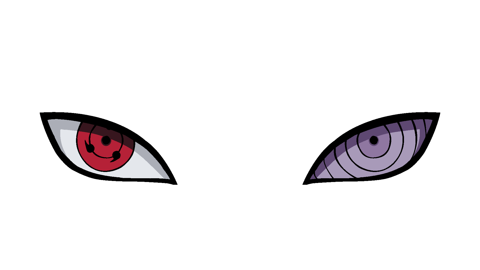 Anime 1920x1080 Sharingan Rinnegan Naruto Shippuden eyes black background