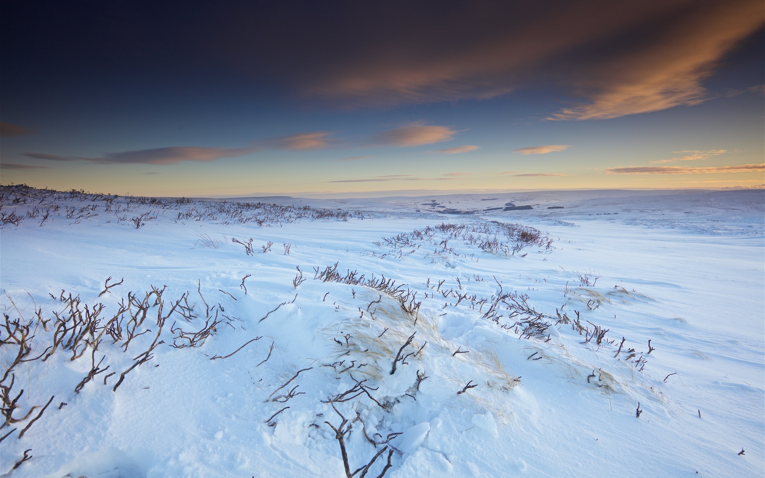 General 2560x1600 winter landscape snow sky nature plains outdoors cold frost