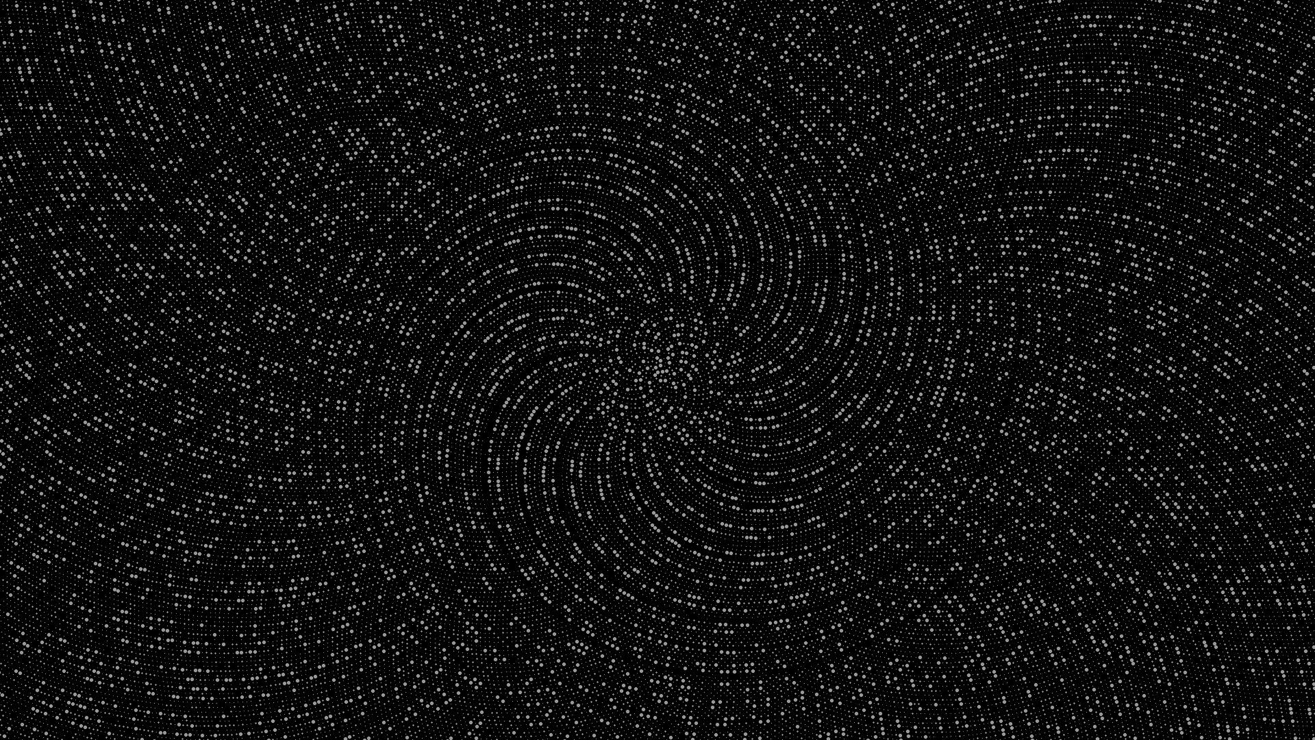 General 1920x1080 monochrome pattern dots golden ratio black
