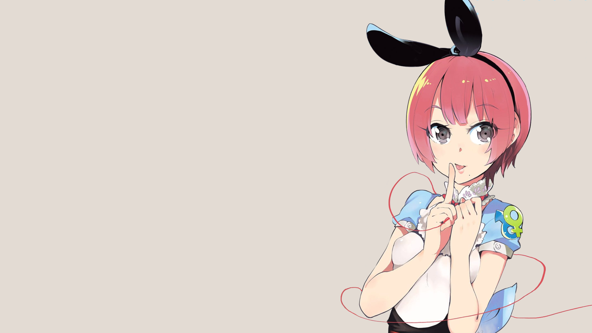 Anime 1920x1080 anime anime girls bunny ears simple background