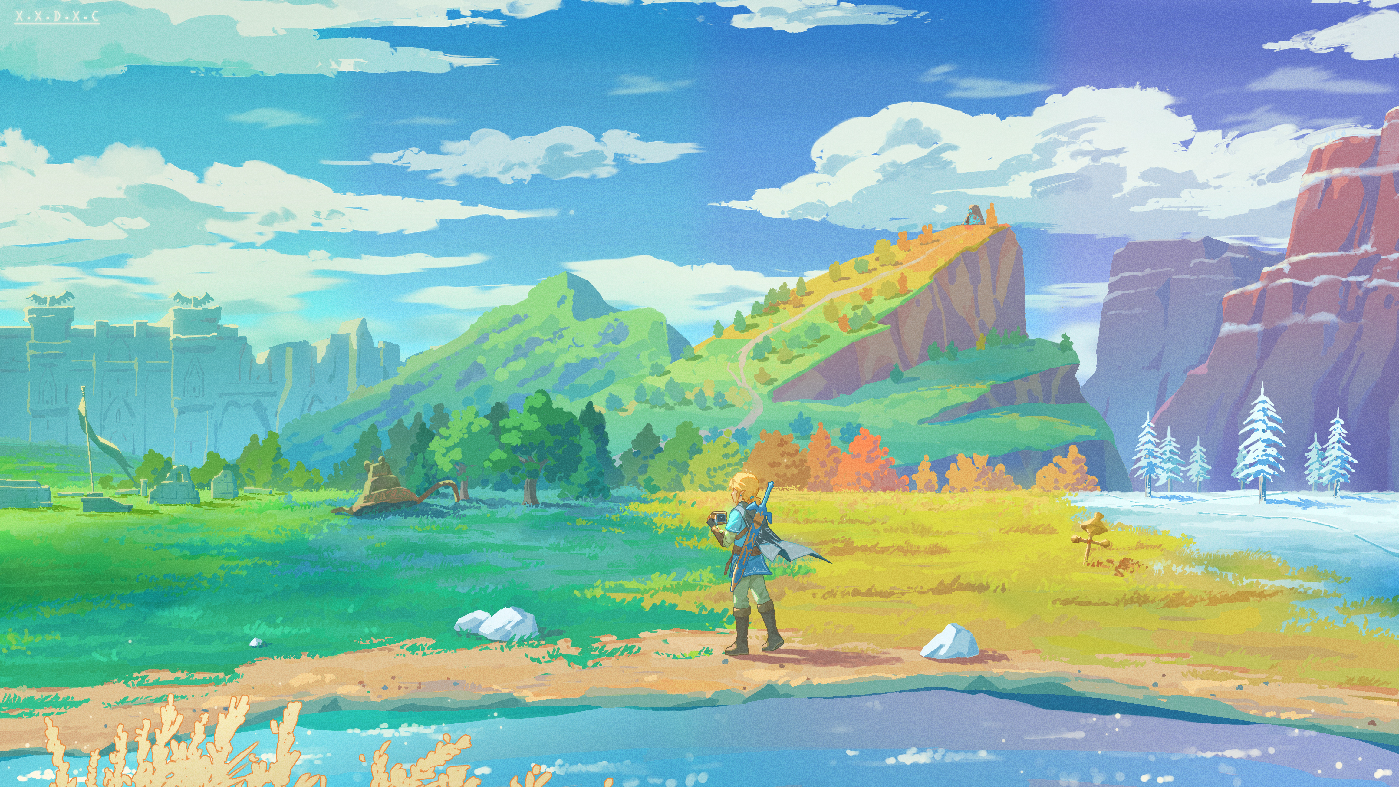 Video Game The Legend of Zelda: Breath of the Wild The Legend of Zelda Link  Wallpaper