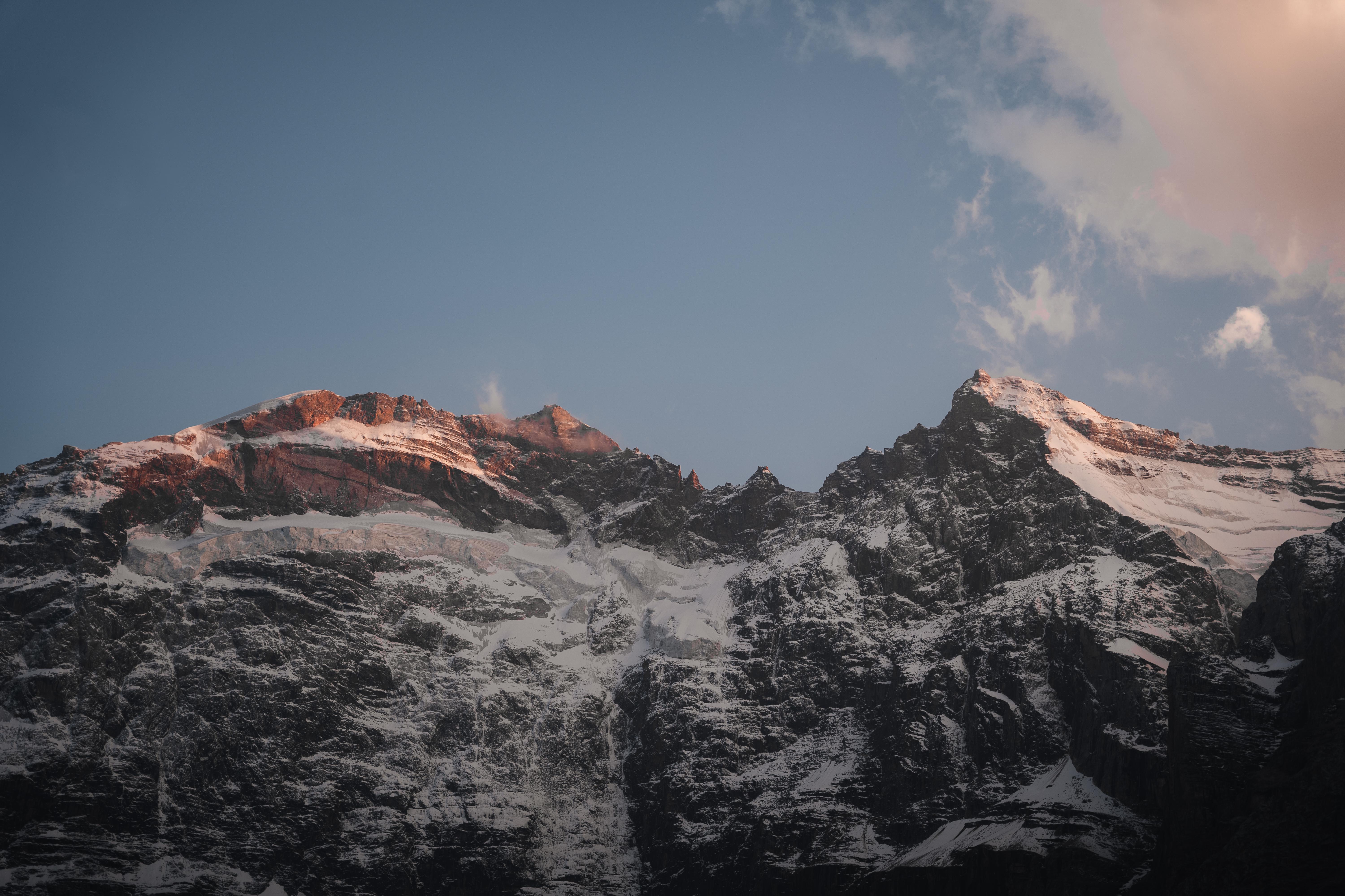 General 6000x4000 cliff landscape nature clouds mountains snow Tajikistan Asia