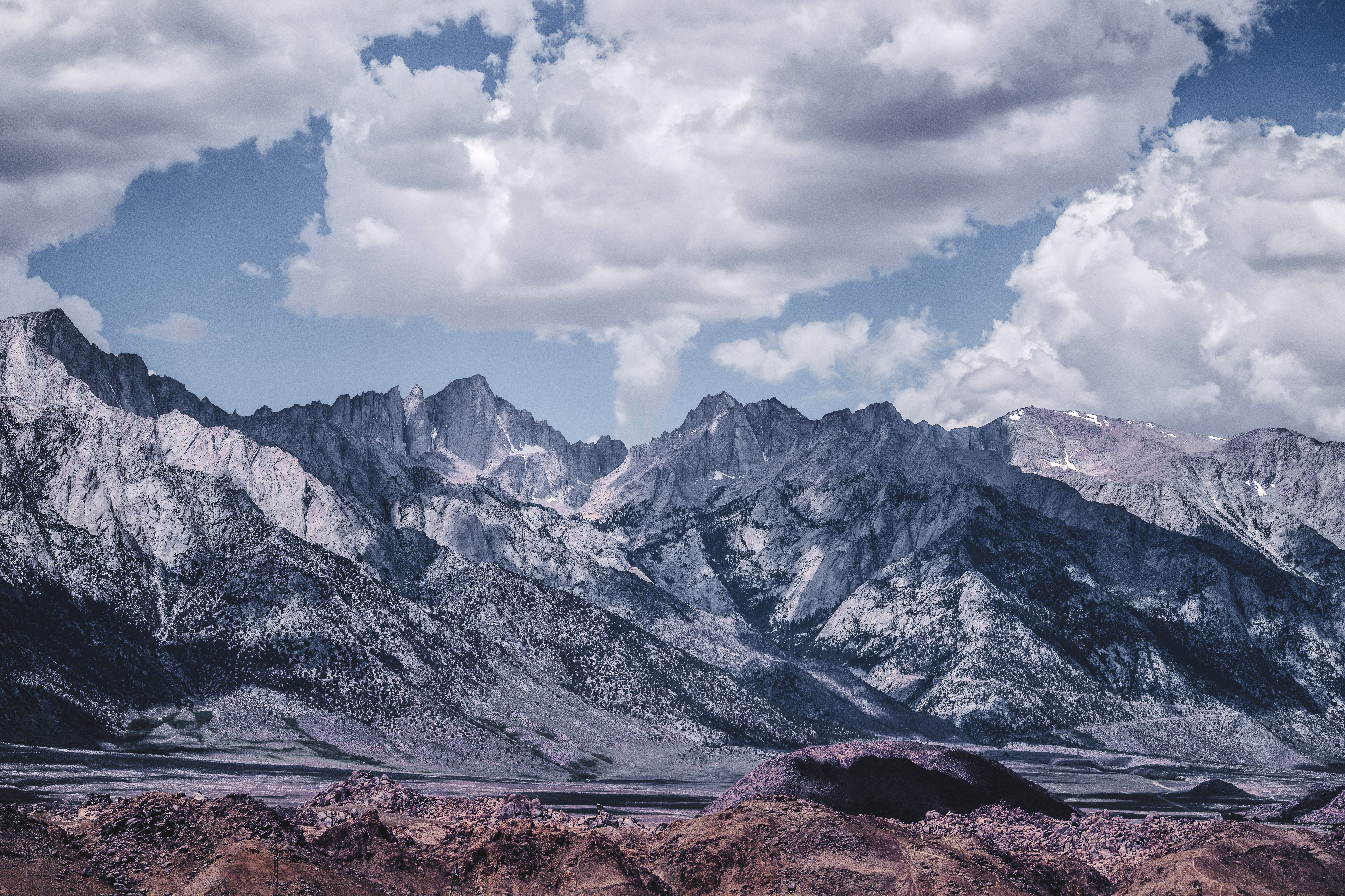 General 7680x5120 mountains landscape nature clouds California