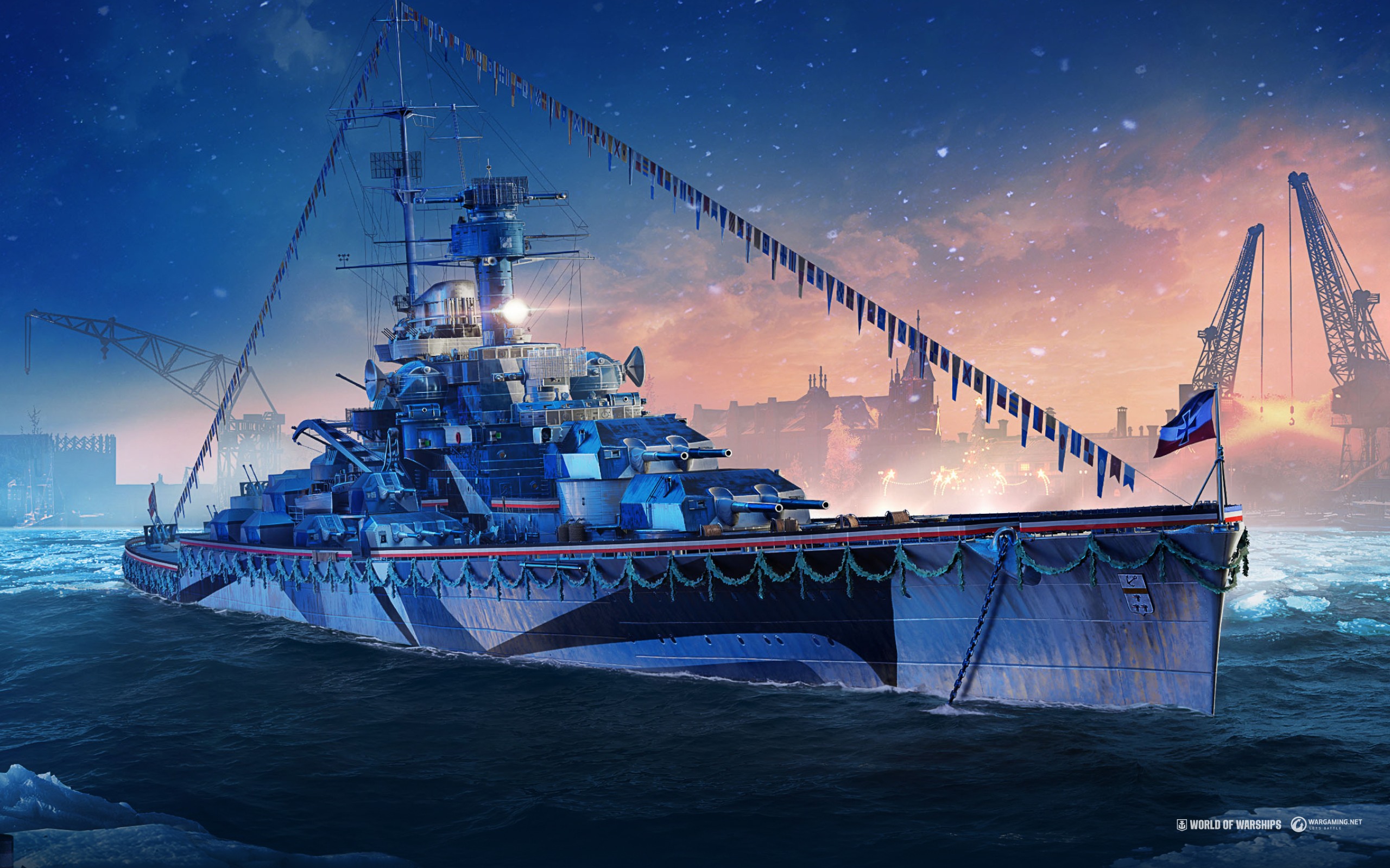 General 2560x1600 wows warship World of Warships  wargaming video games water ship