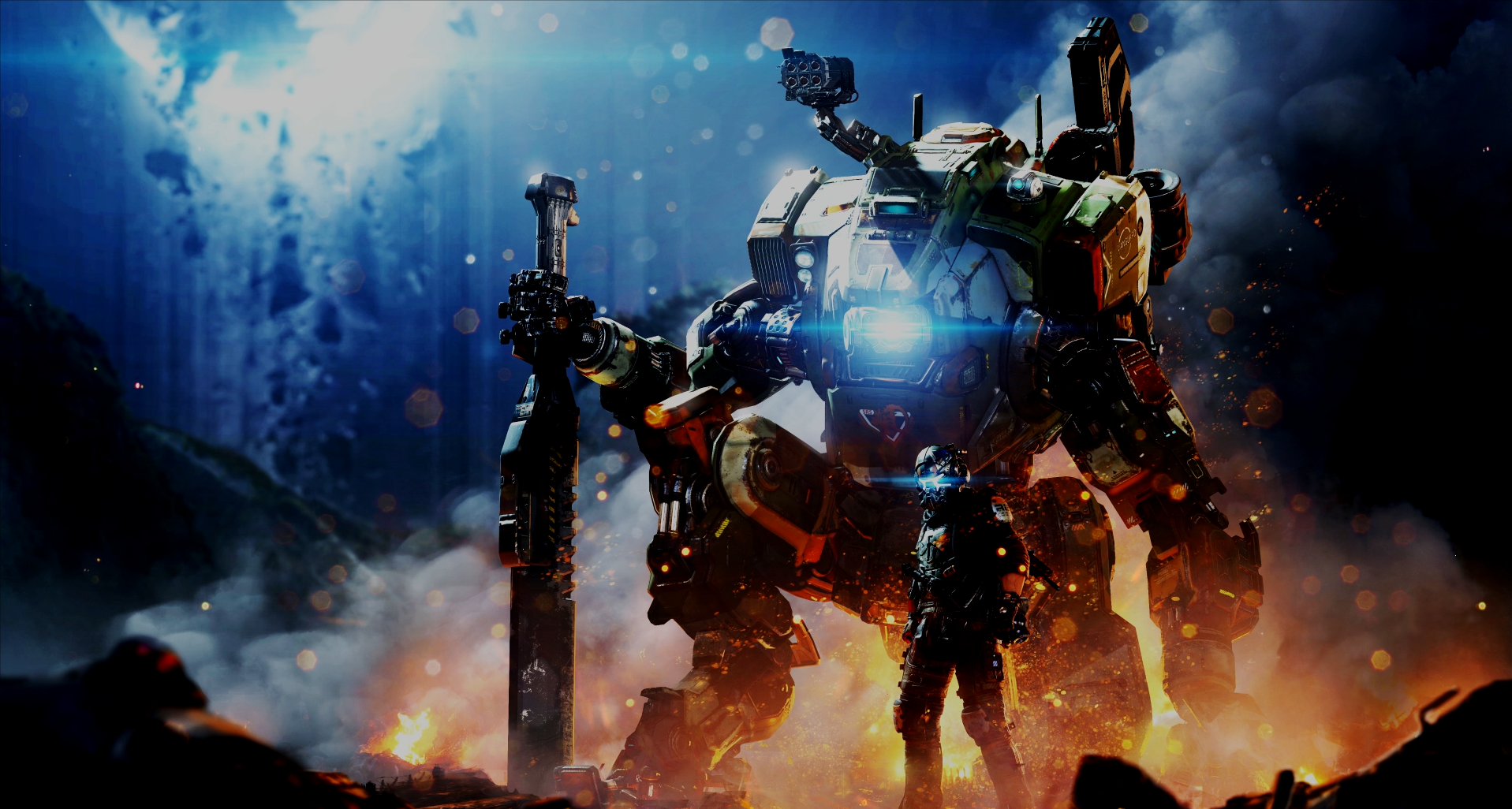 General 1917x1026 Titan fall 2 video games video game art mechs video game characters