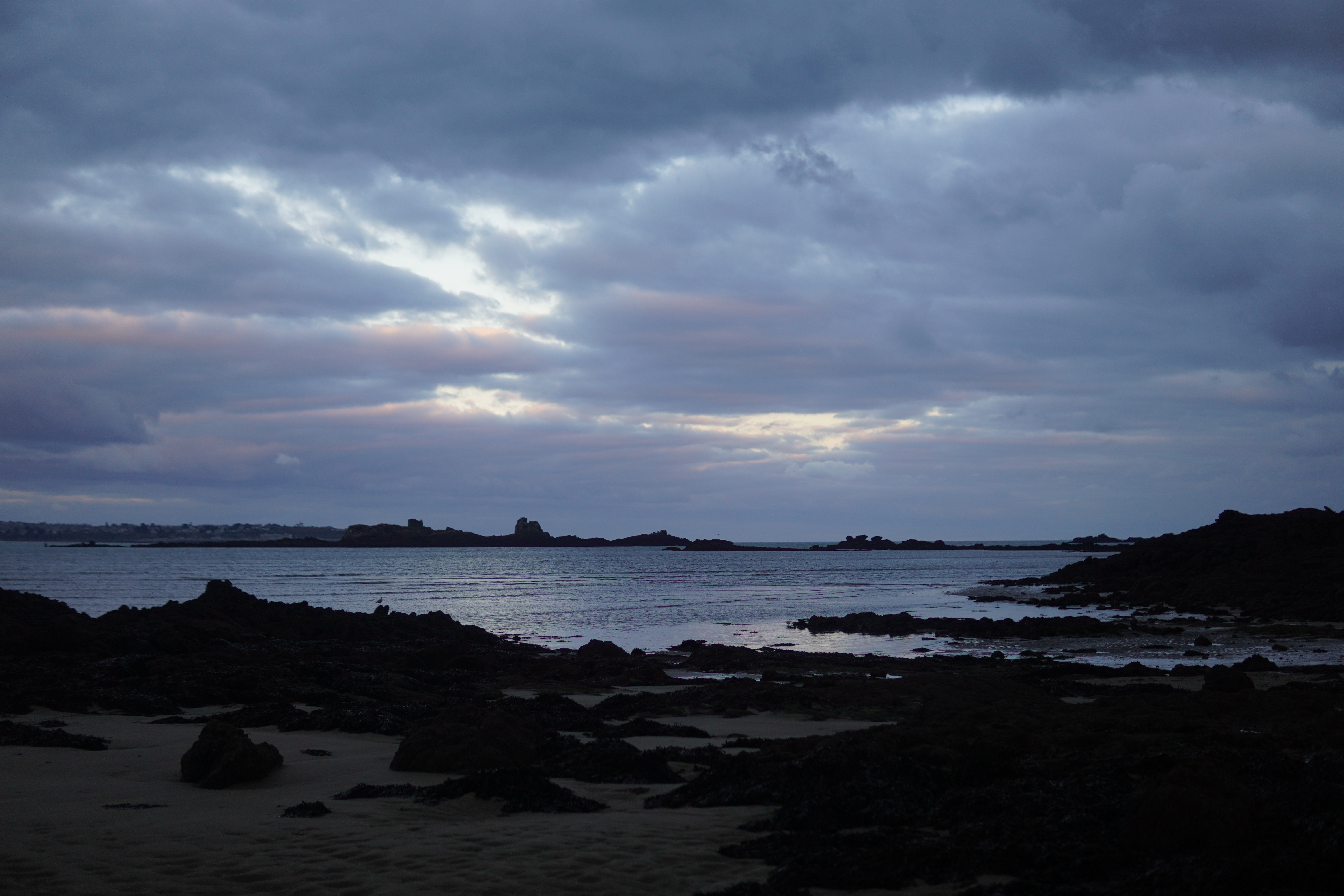 General 6000x4000 beach Brittany (France) clouds sunset sea sky nature water