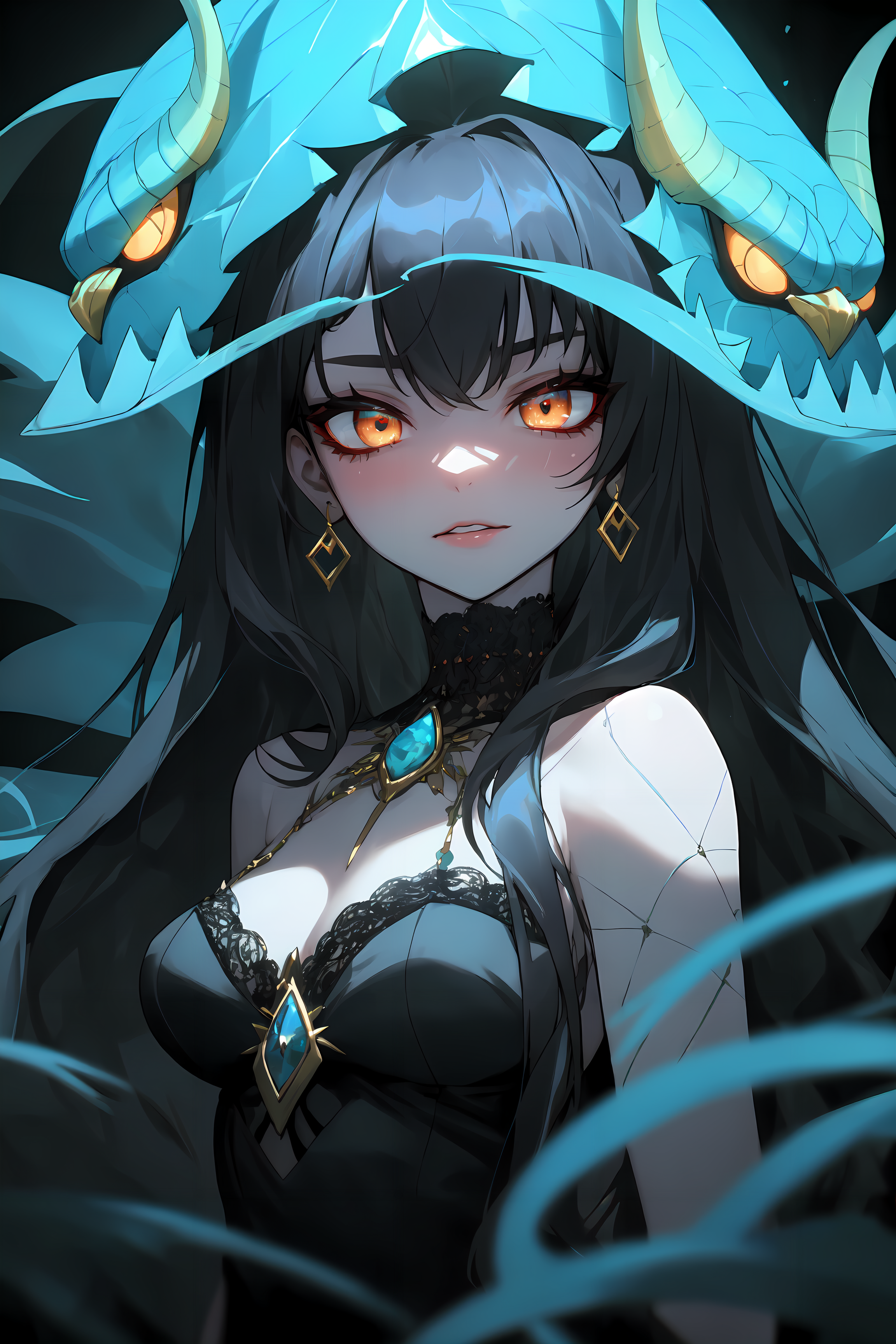 Anime 2304x3456 AI art anime anime girls fantasy art concept art