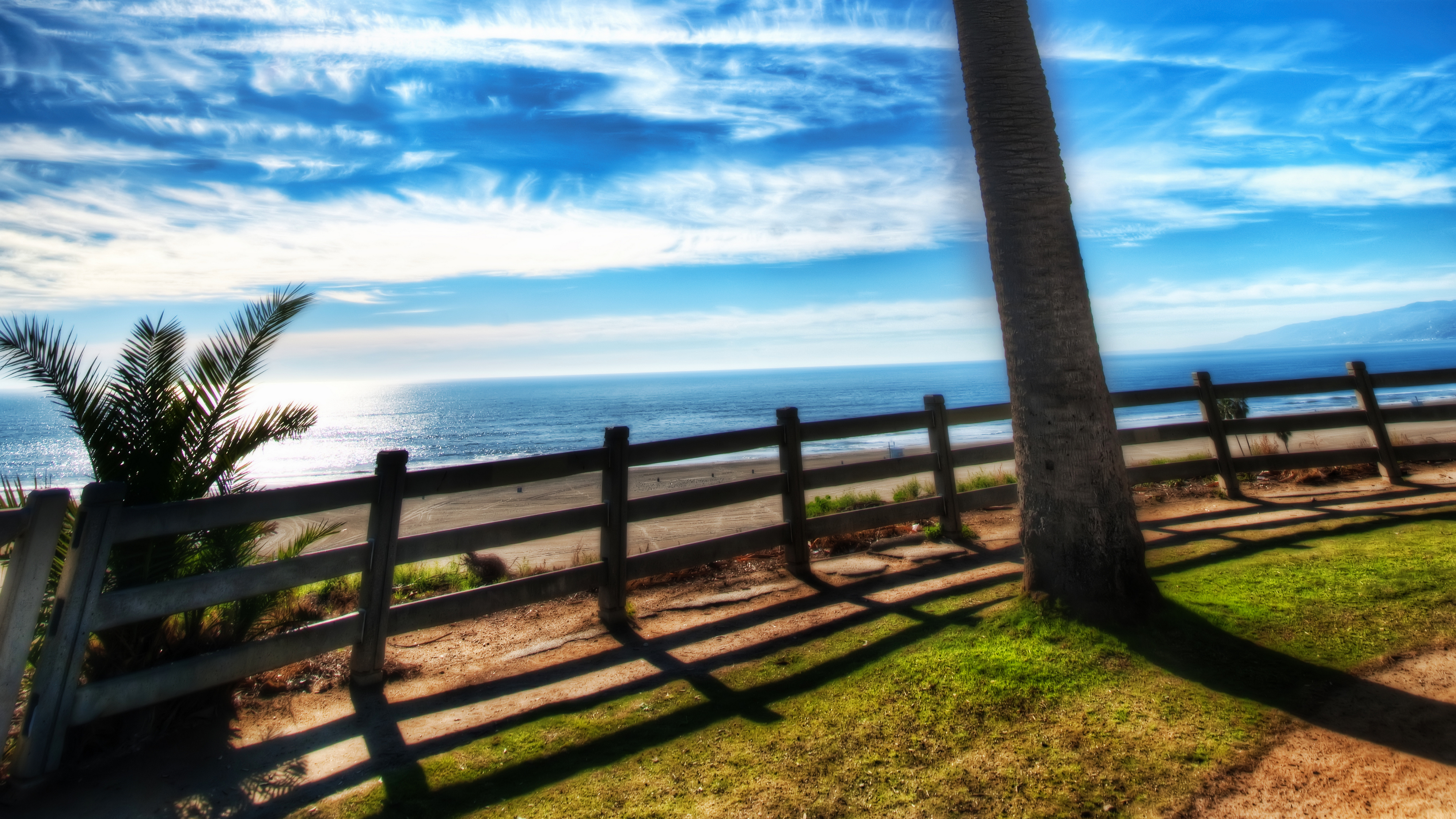 General 3840x2160 Trey Ratcliff photography beach sky clouds water trees