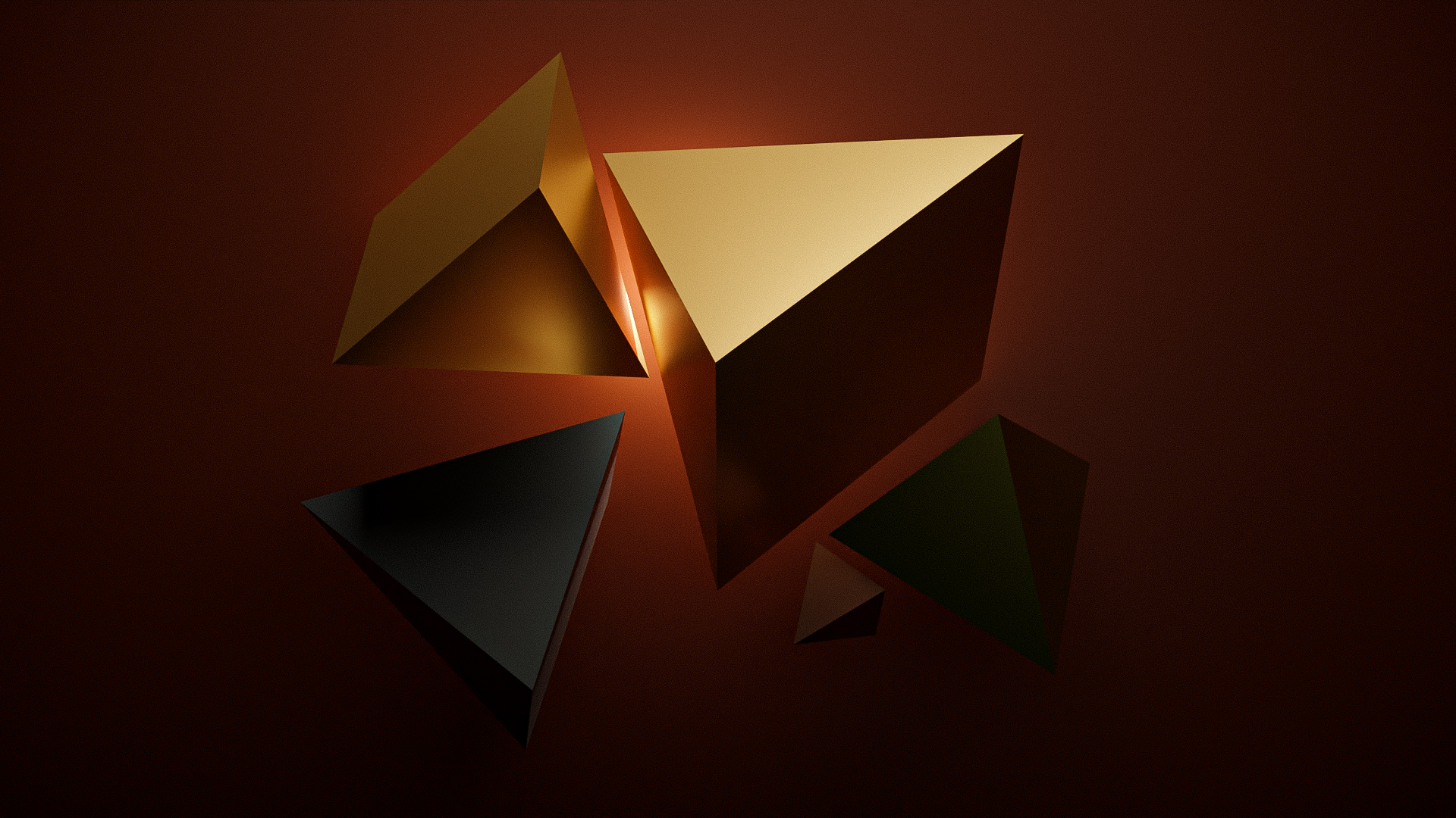 General 1920x1080 triangle red metal