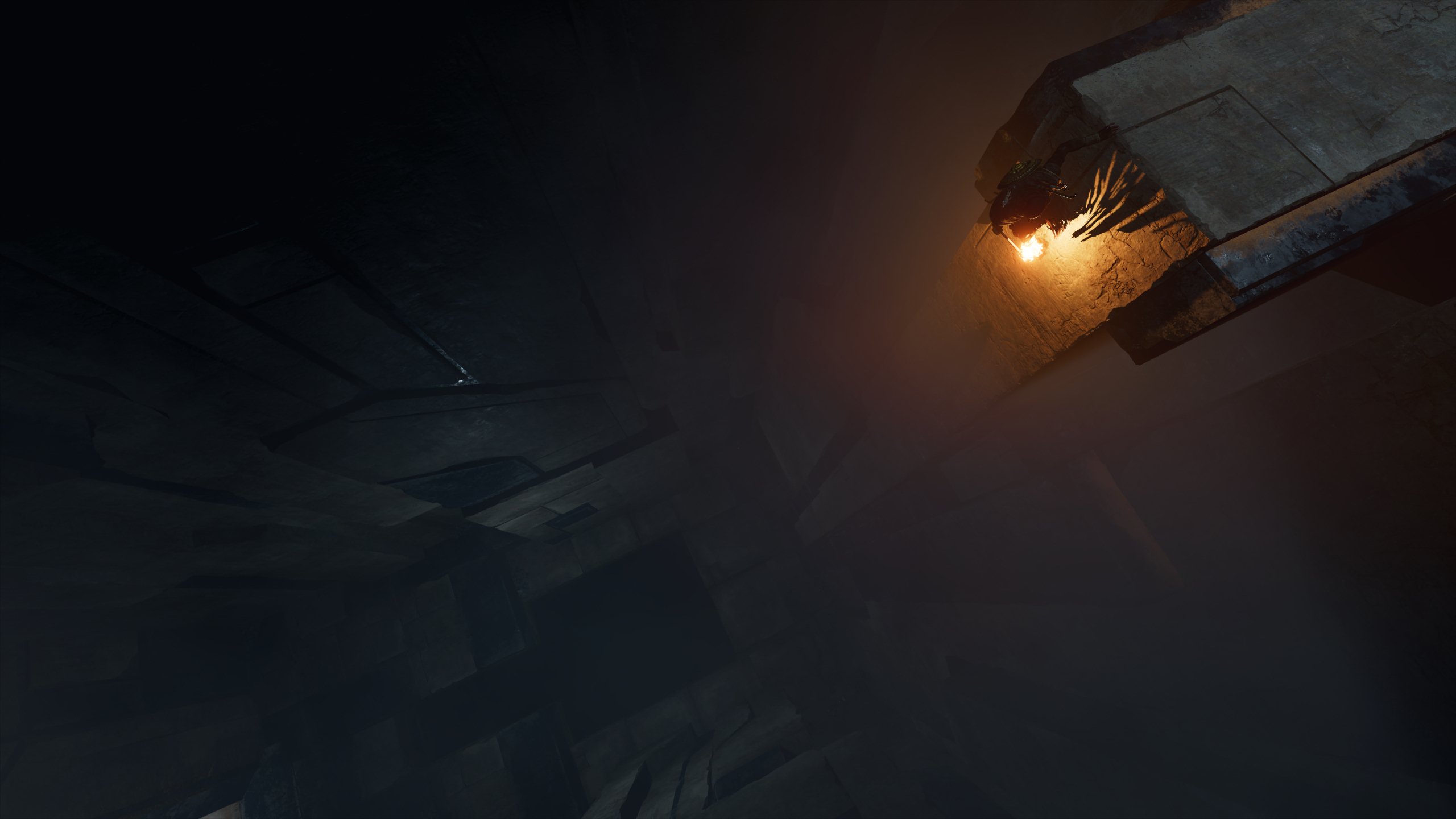 General 2560x1440 Assassin's Creed: Origins tomb screen shot dark video games