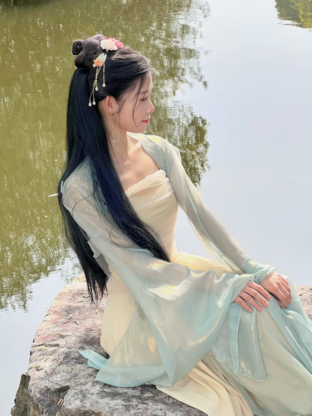 People 1080x1440 women Chinese long hair Asian