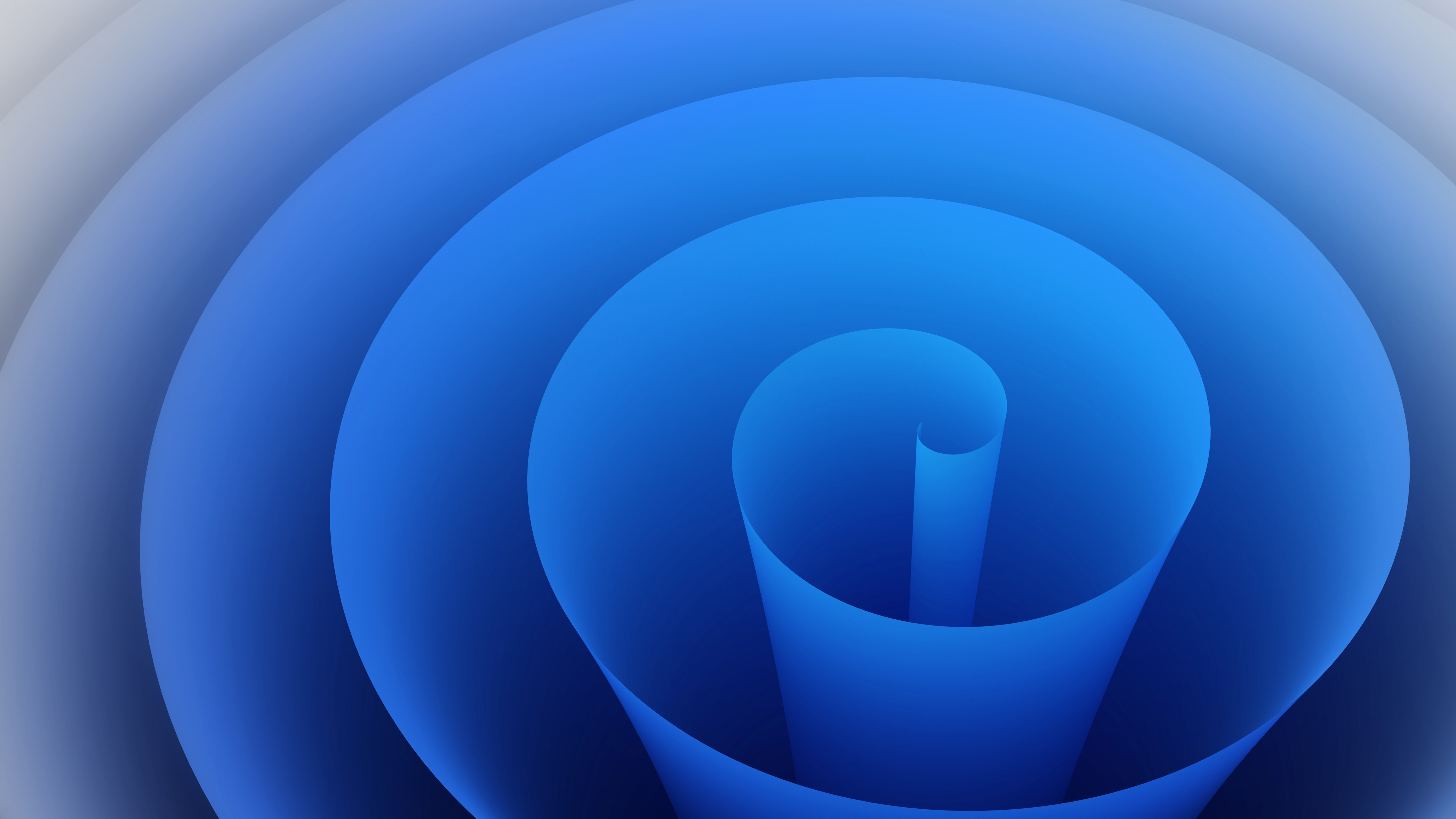 General 5120x2880 abstract 3D Abstract swirls blue