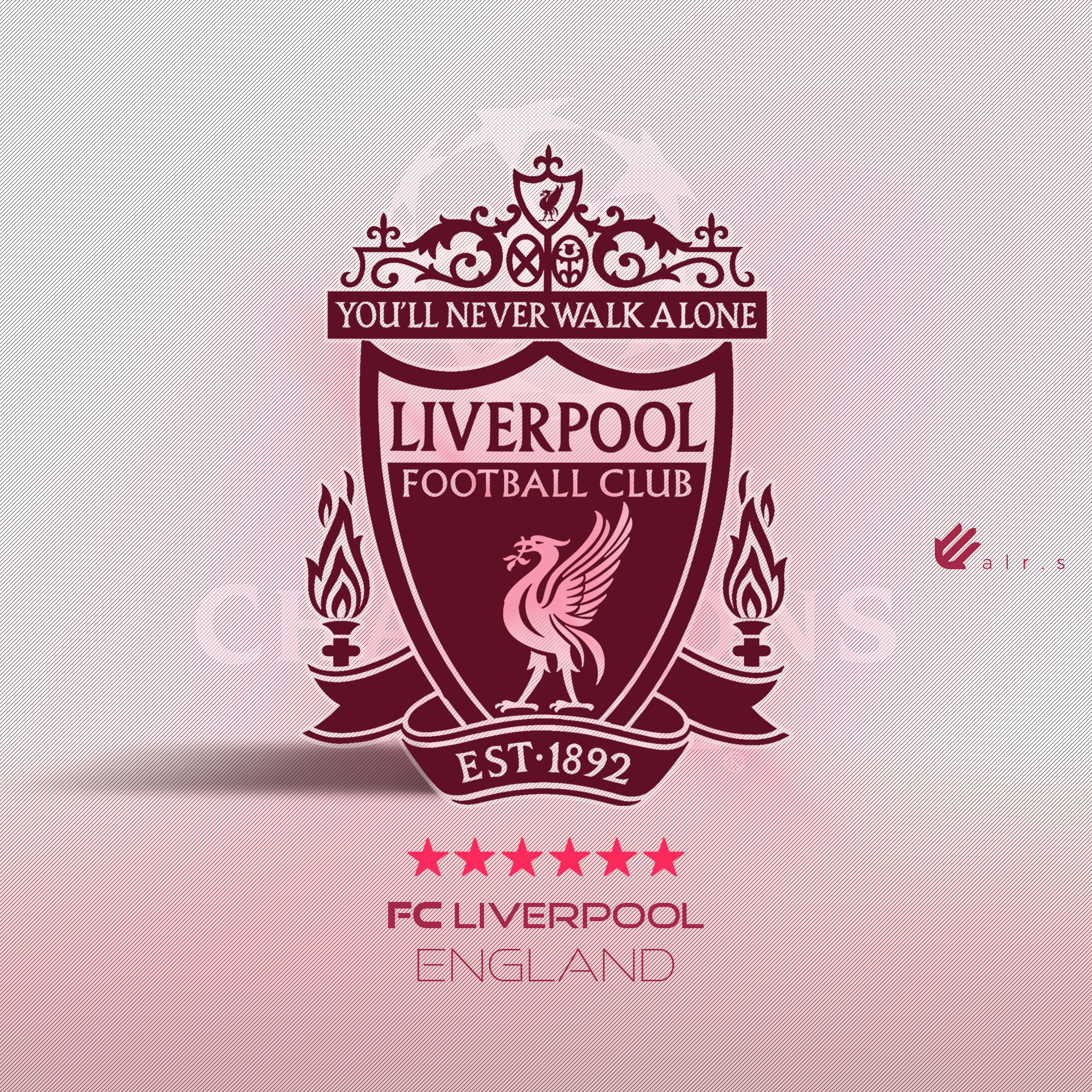 General 2160x2160 Liverpool logo clubs graphic design sport soccer Premier League soccer clubs Liverpool FC British