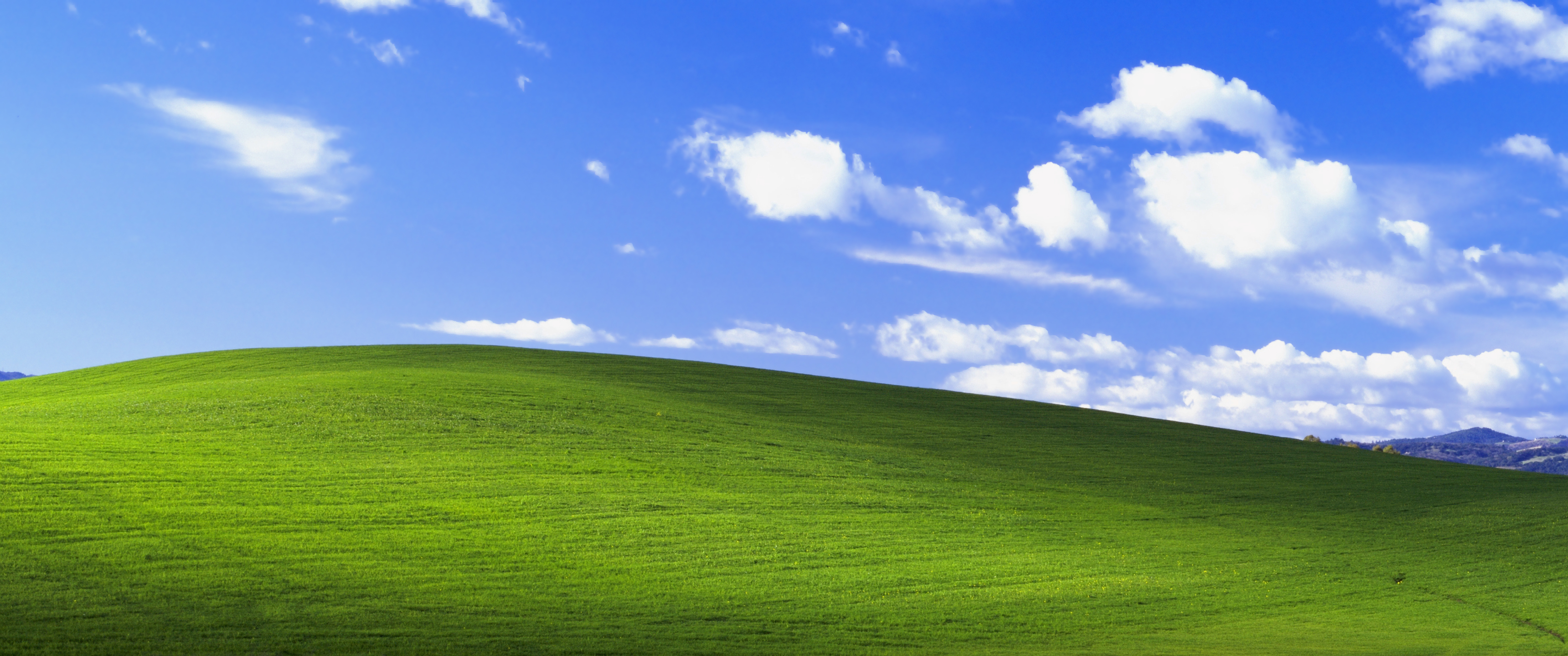 General 3440x1440 bliss Windows XP landscape clouds ultrawide Charles O'Rear