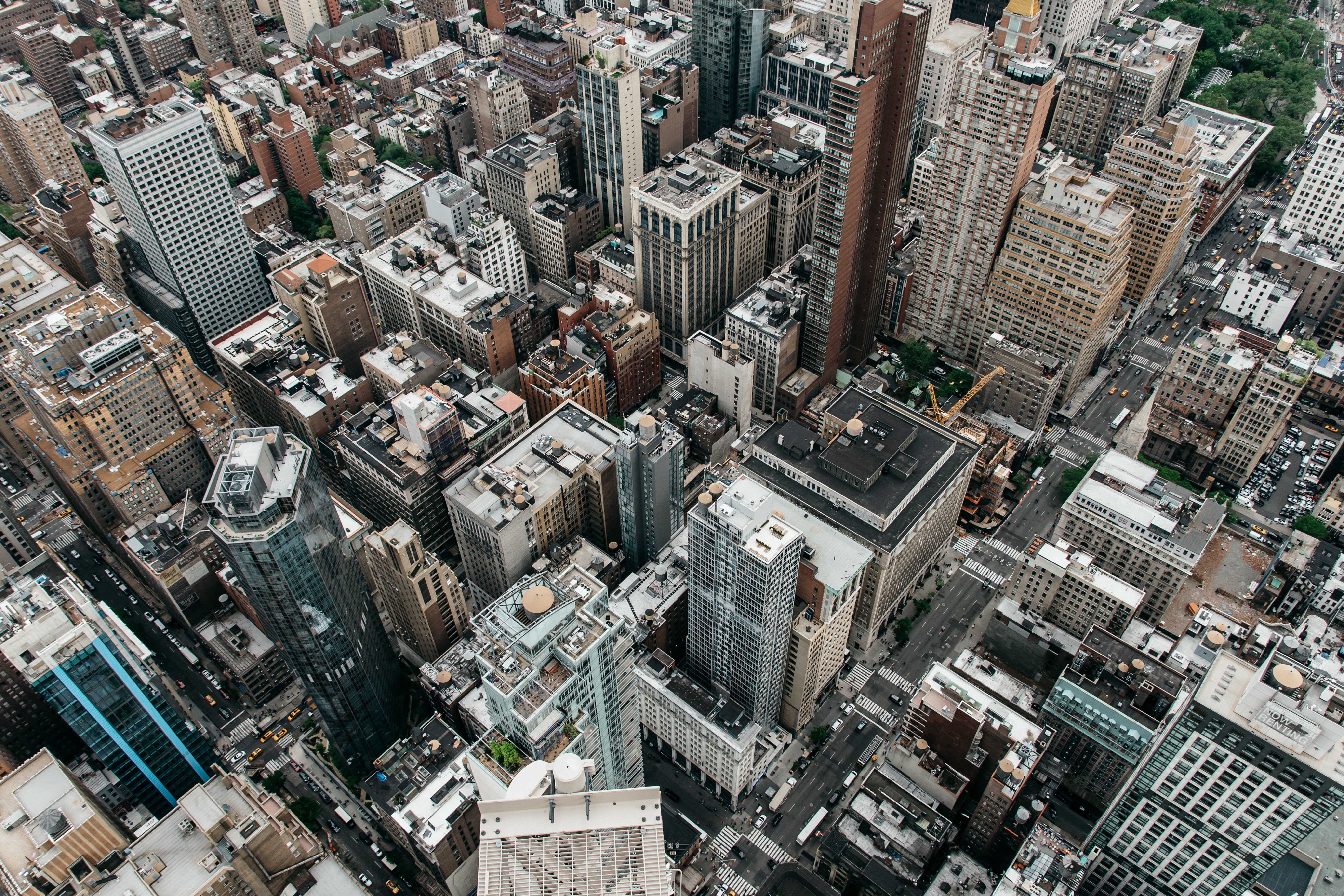 General 5477x3651 New York City Manhattan aerial view skyscraper cityscape