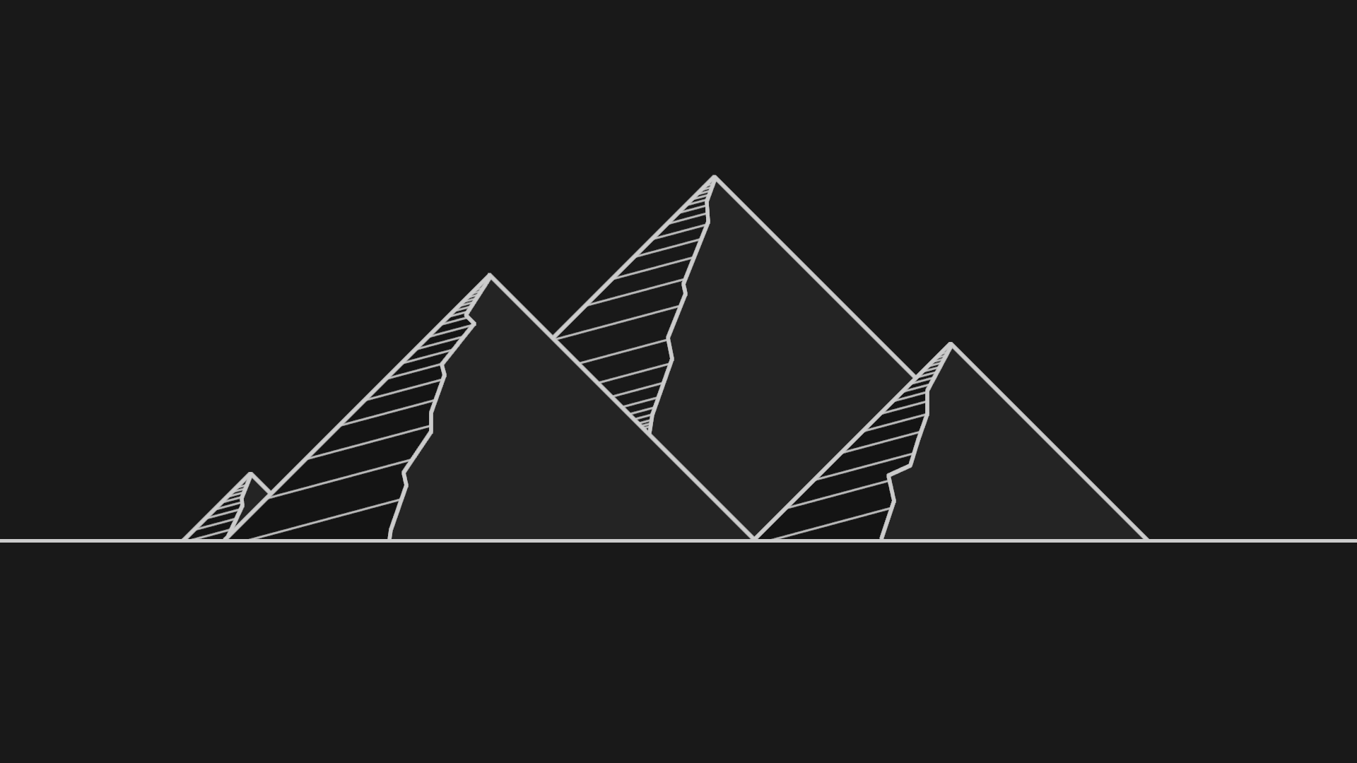 General 1920x1080 dark minimalism pyramid