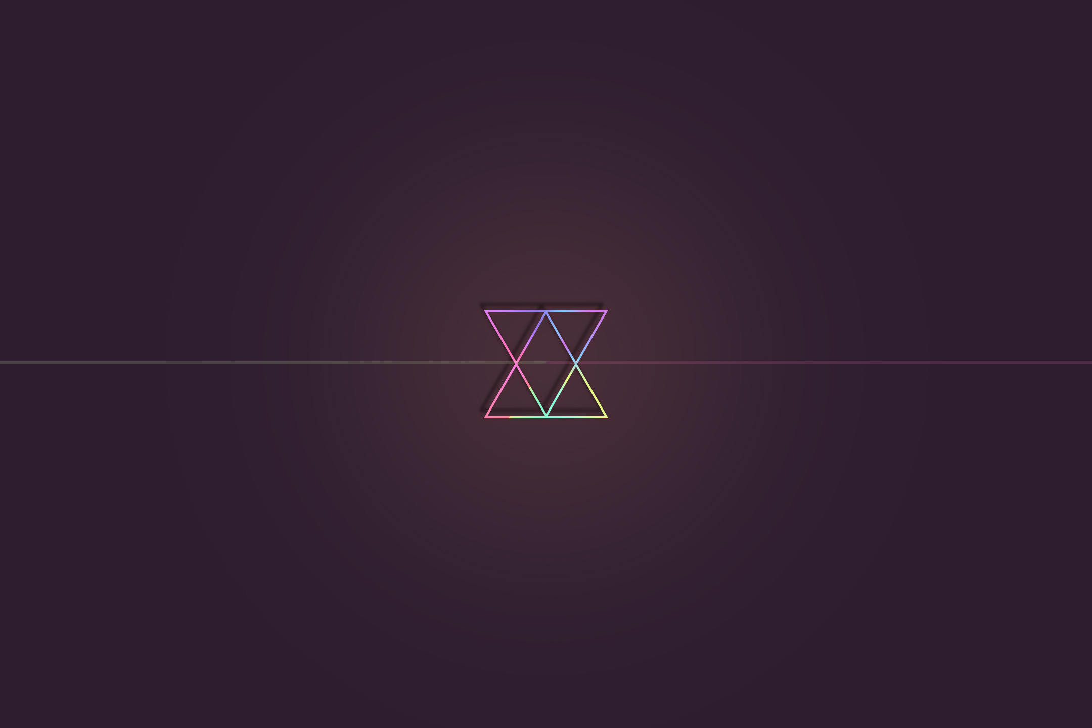 General 2160x1440 triangle symmetry simple background purple background