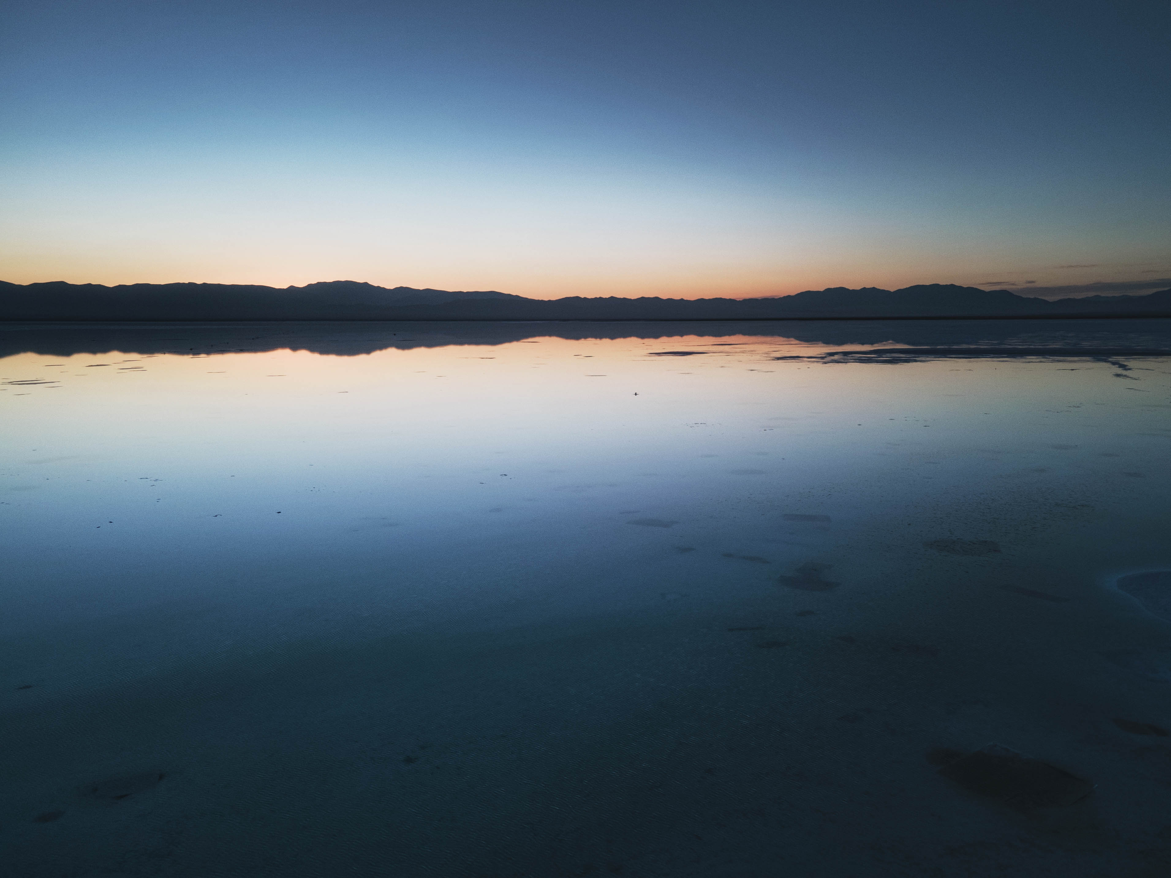General 3823x2867 salt lakes lake landscape sunset drone