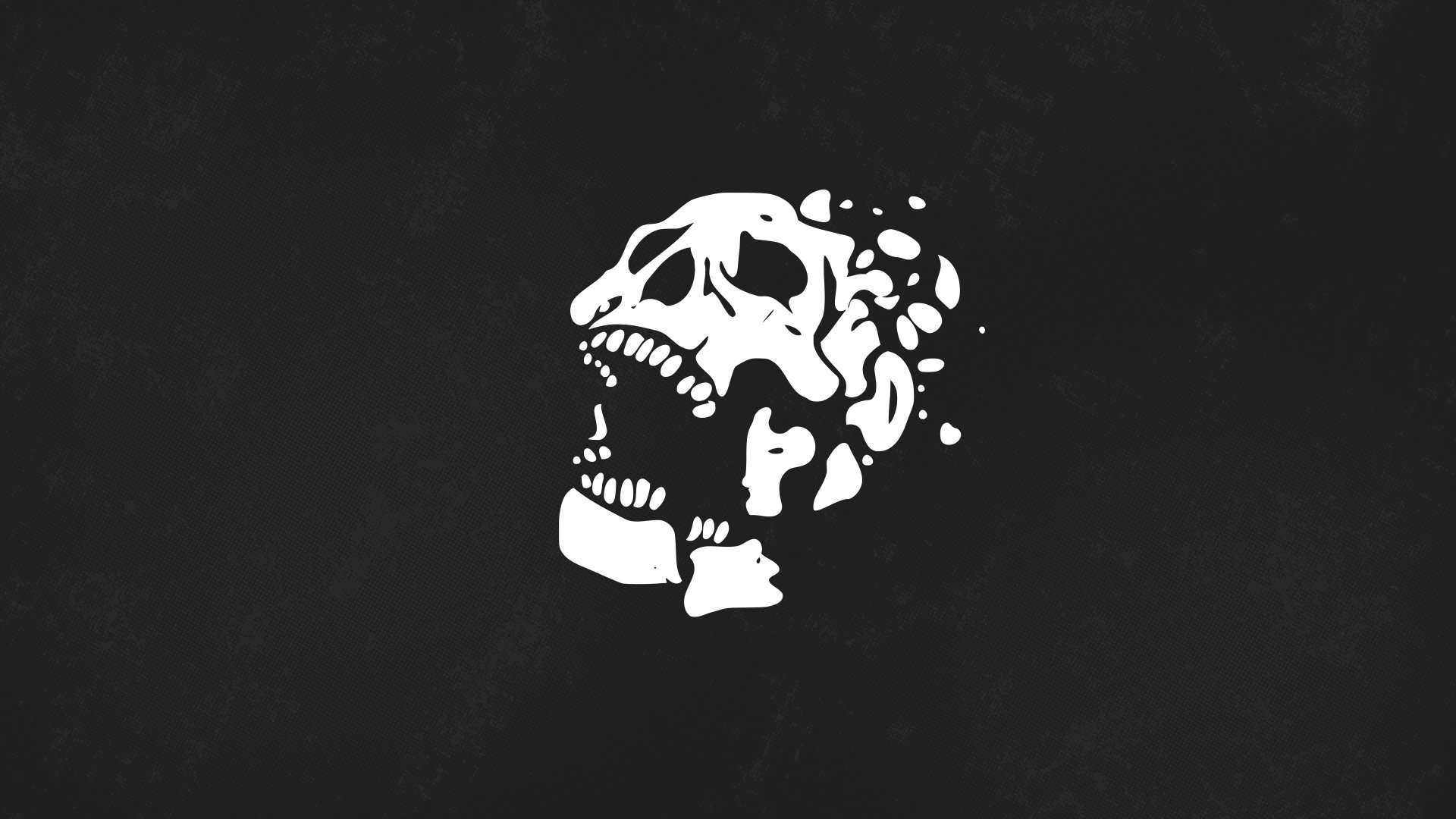 General 1920x1080 Dead by Daylight minimalism video game art video games icon skull gray background