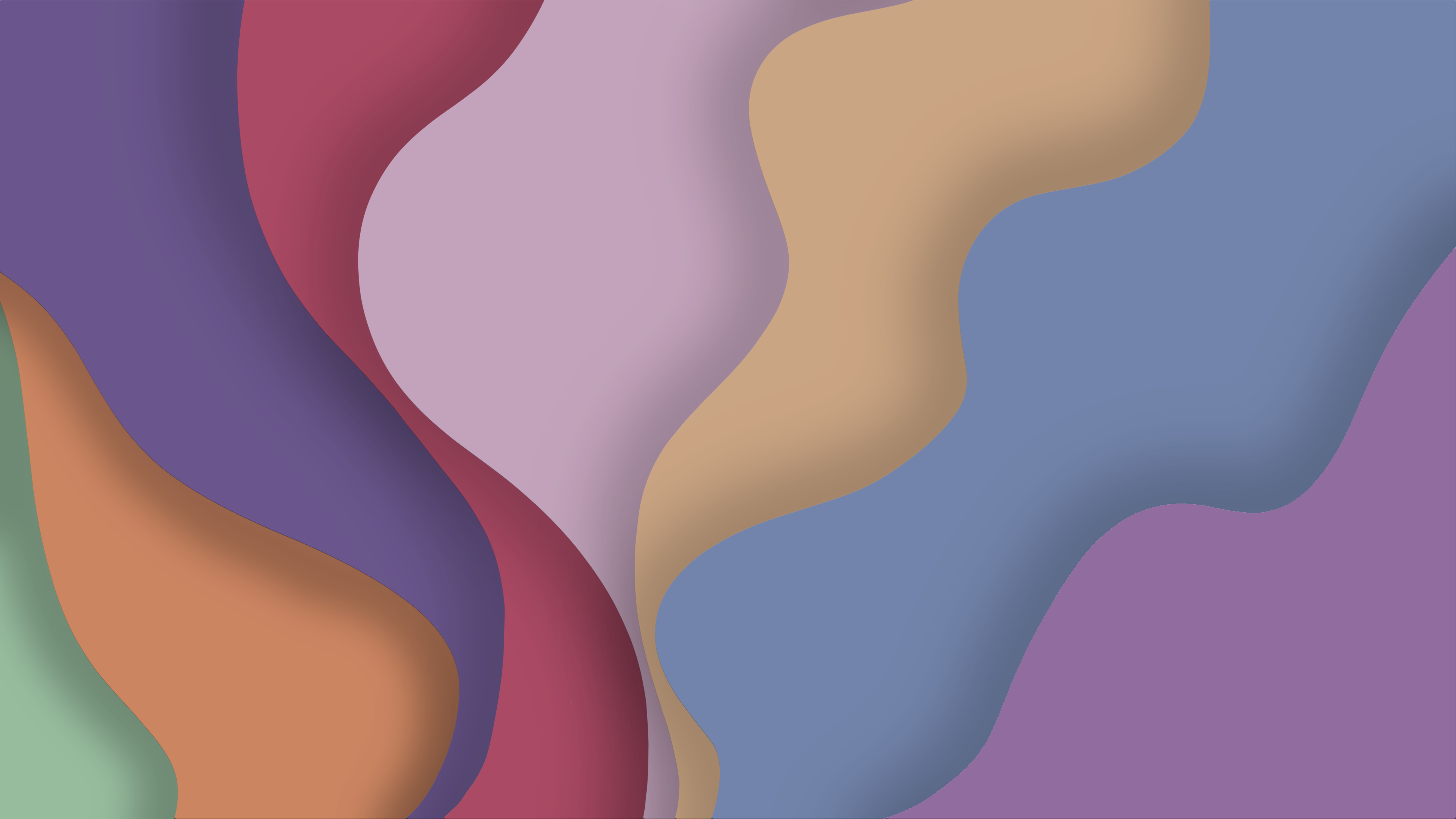 General 3840x2160 abstract waves colorful