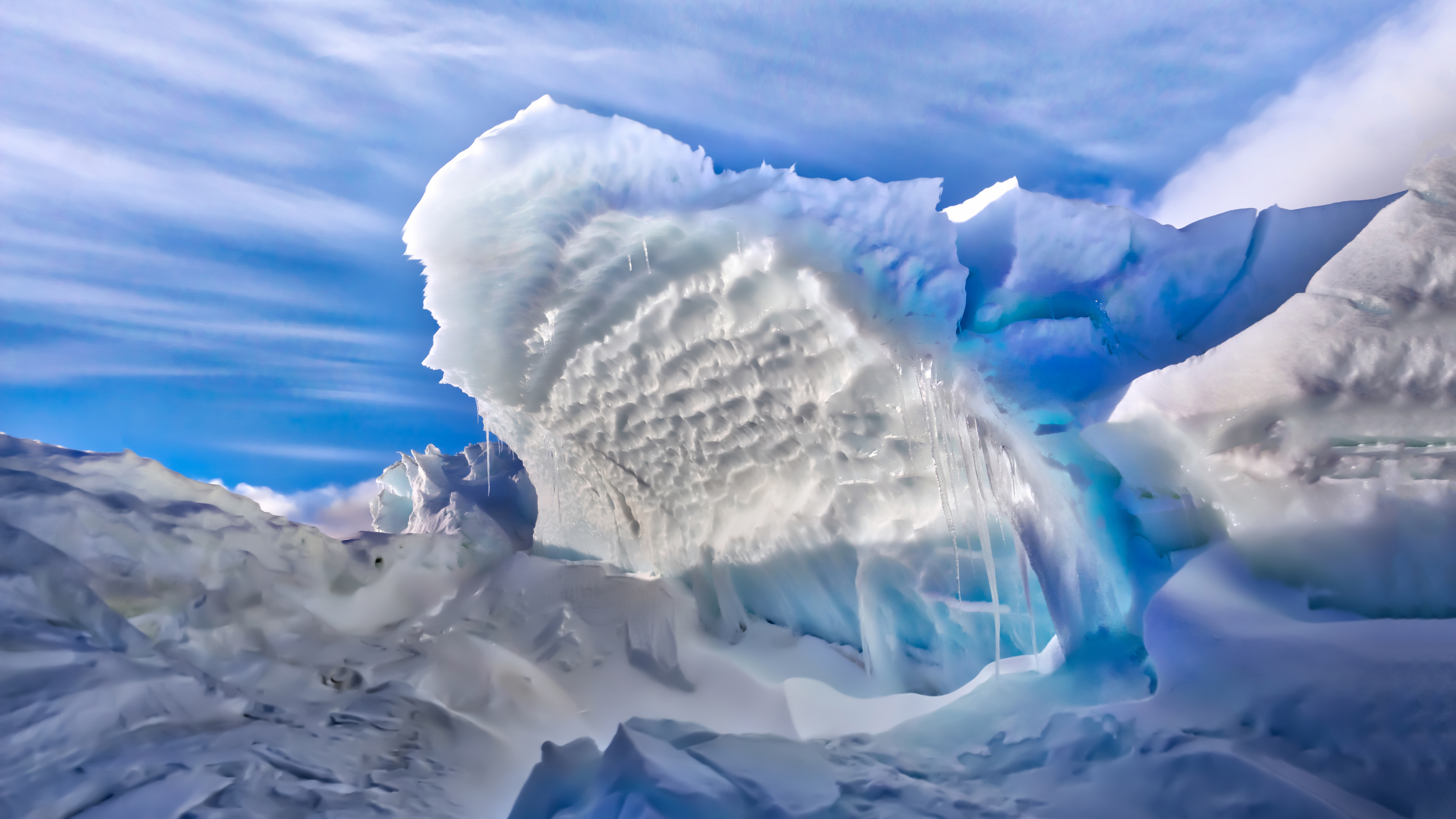 General 7680x4320 photography Trey Ratcliff landscape ice Antarctica