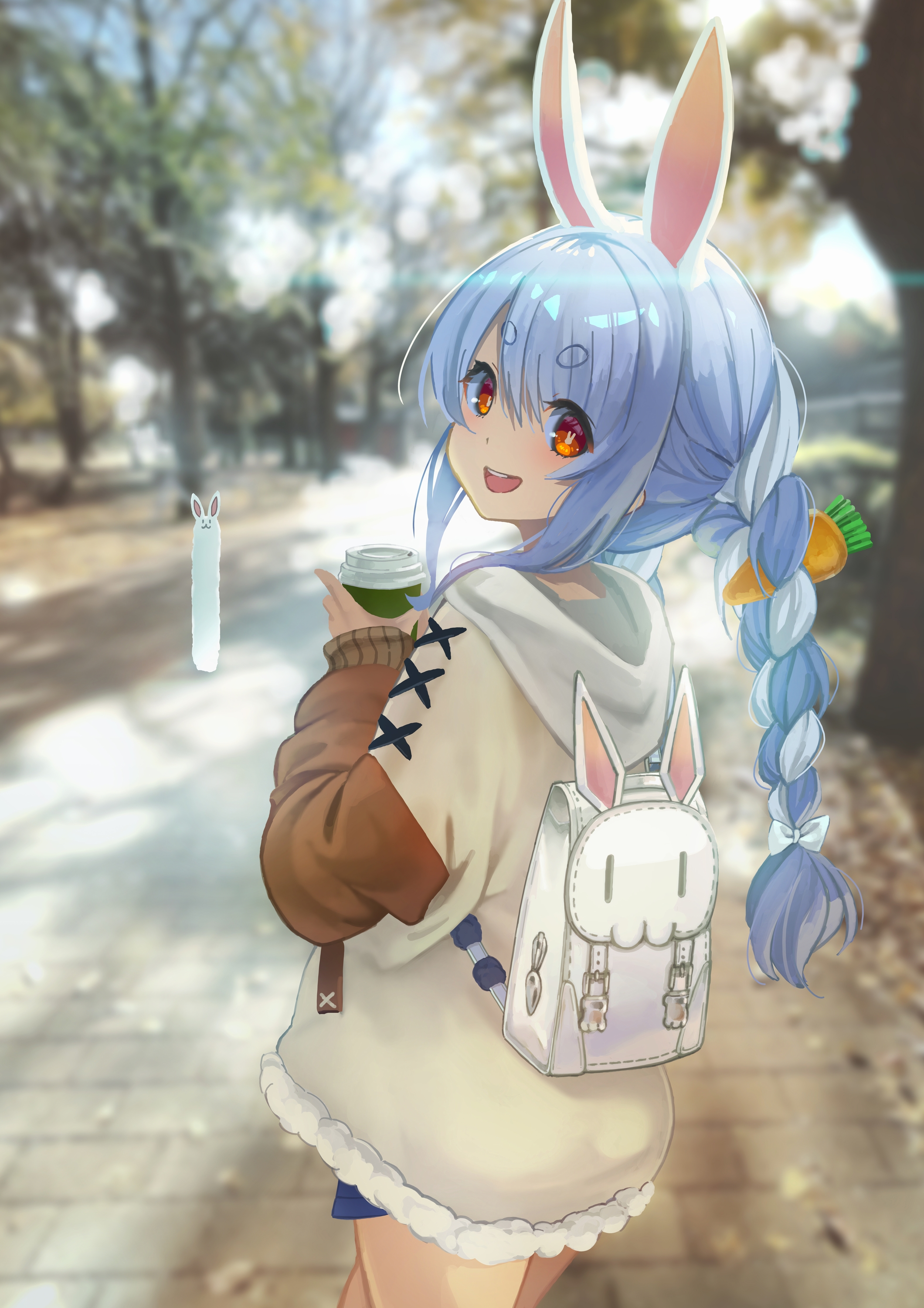 Anime 2120x3000 anime anime girls Hololive Virtual Youtuber Usada Pekora bunny girl
