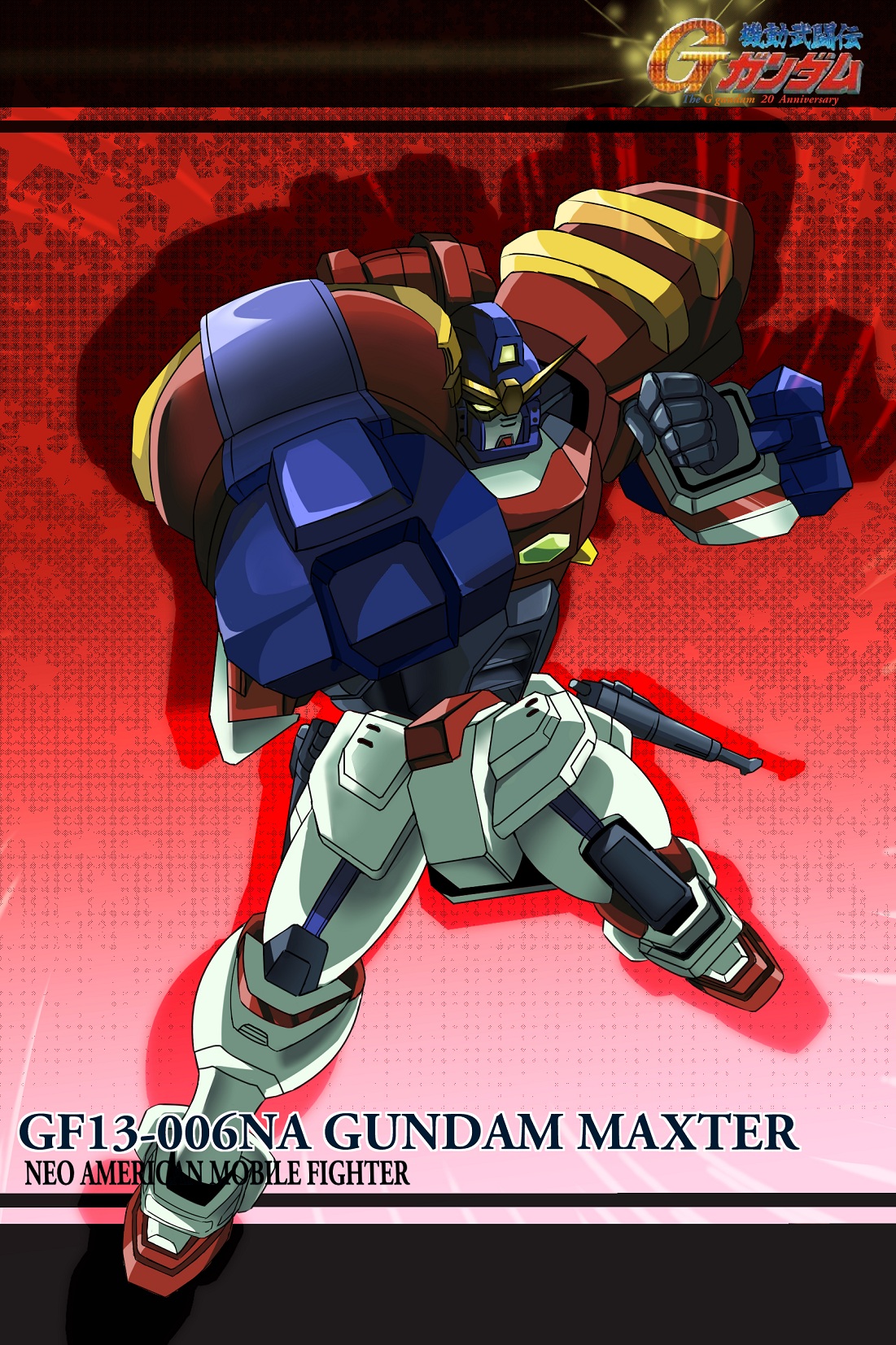 Anime 1101x1653 Gundam Maxter anime mechs Super Robot Taisen Mobile Fighter G Gundam Gundam artwork digital art fan art