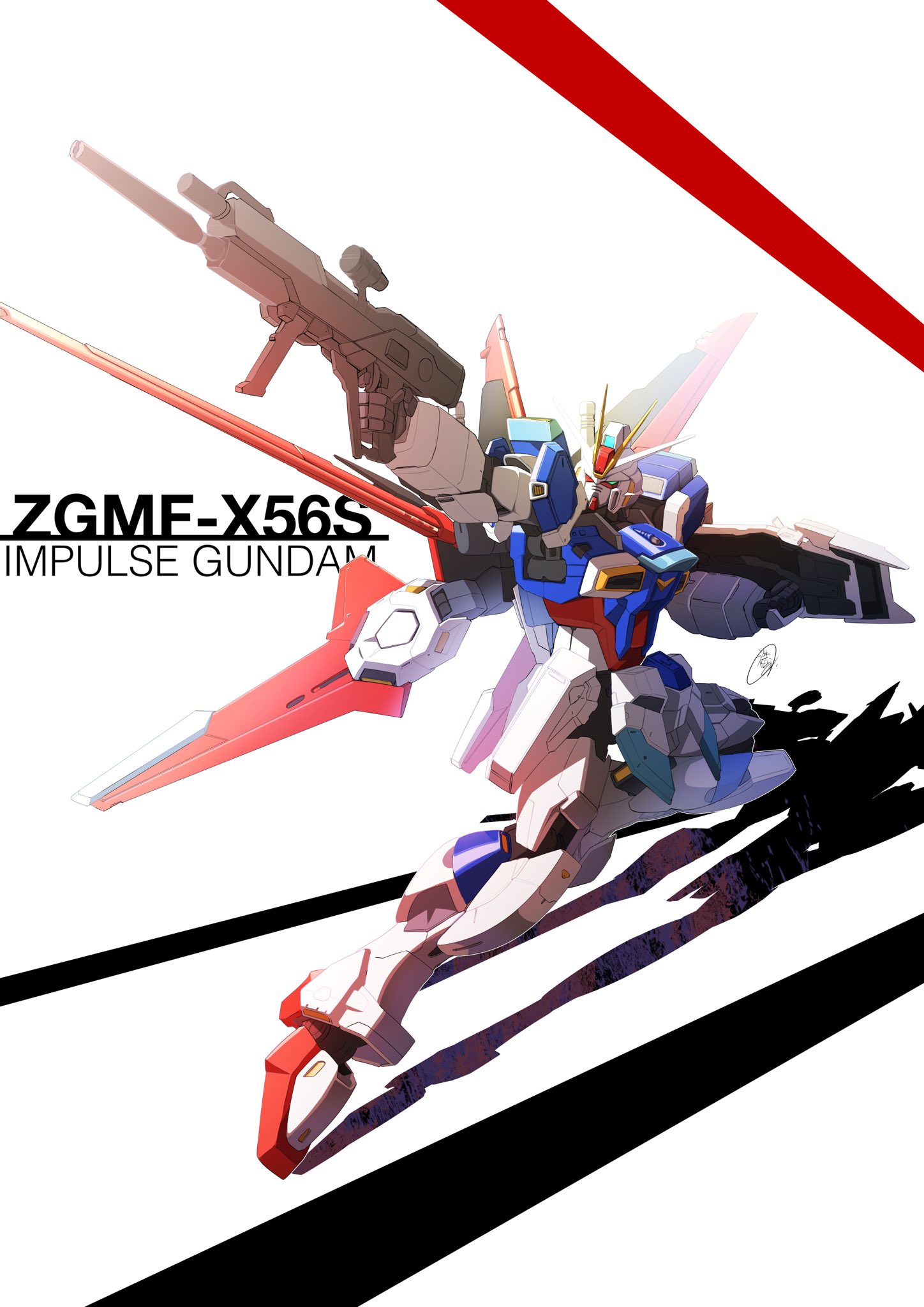 Anime 1448x2048 anime Gundam Super Robot Taisen Force Impulse Gundam Mobile Suit Gundam SEED Destiny fan art digital art artwork mechs