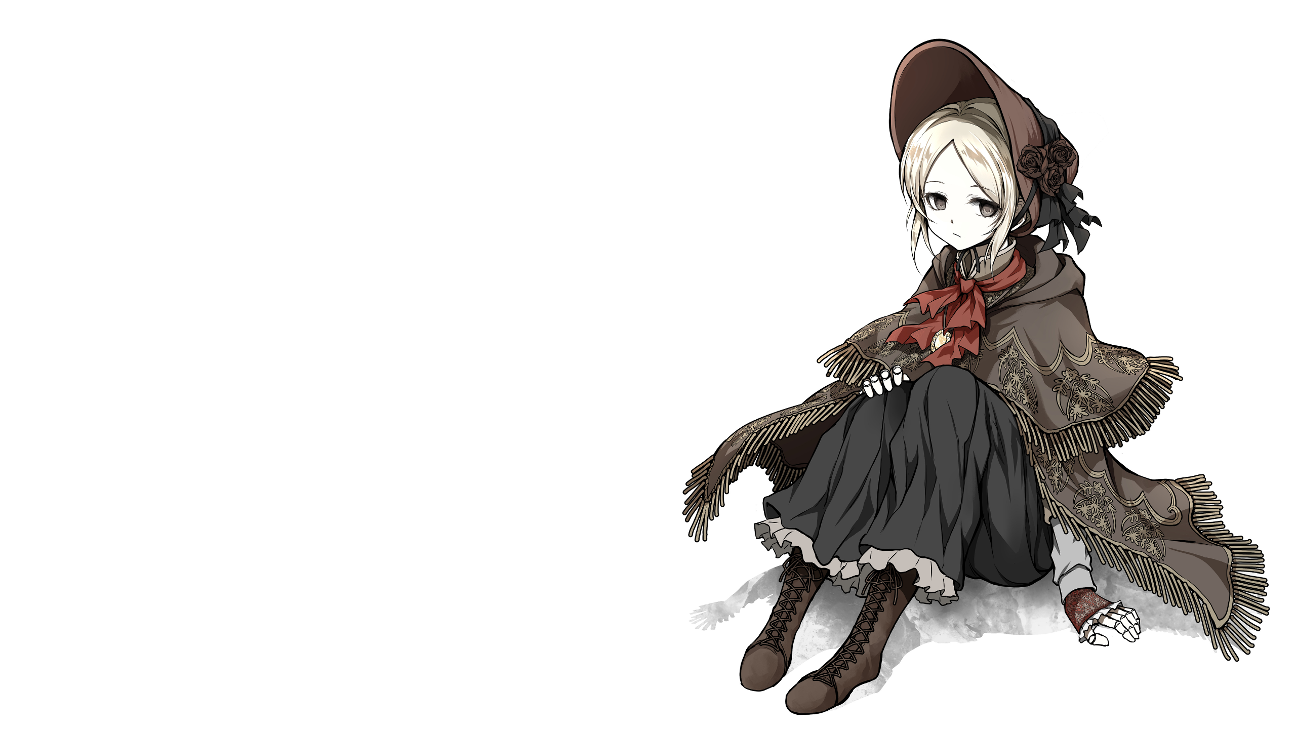 Anime 2560x1440 Dark Souls Bloodborne Plain Doll Plain Doll (Bloodborne) dress blonde