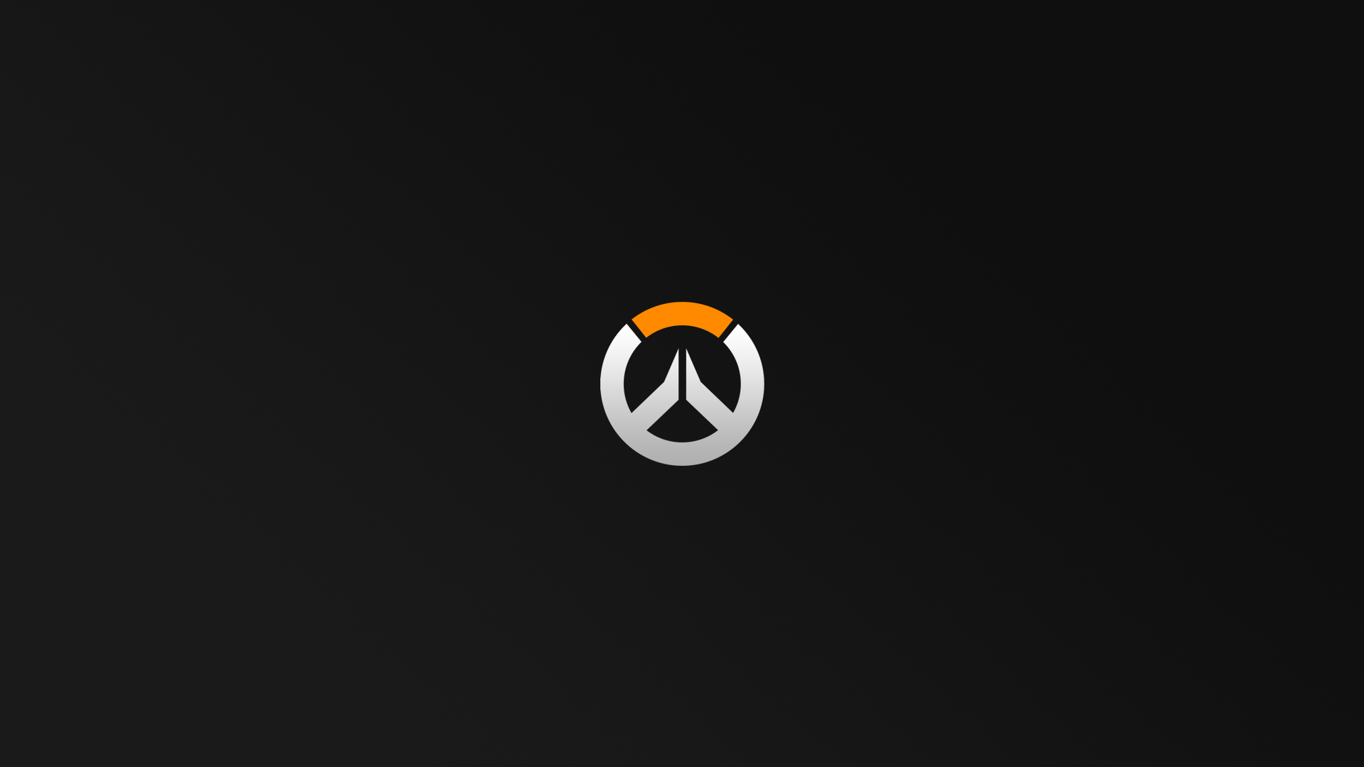 General 1920x1080 video games Overwatch logo black background minimalism simple background Blizzard Entertainment