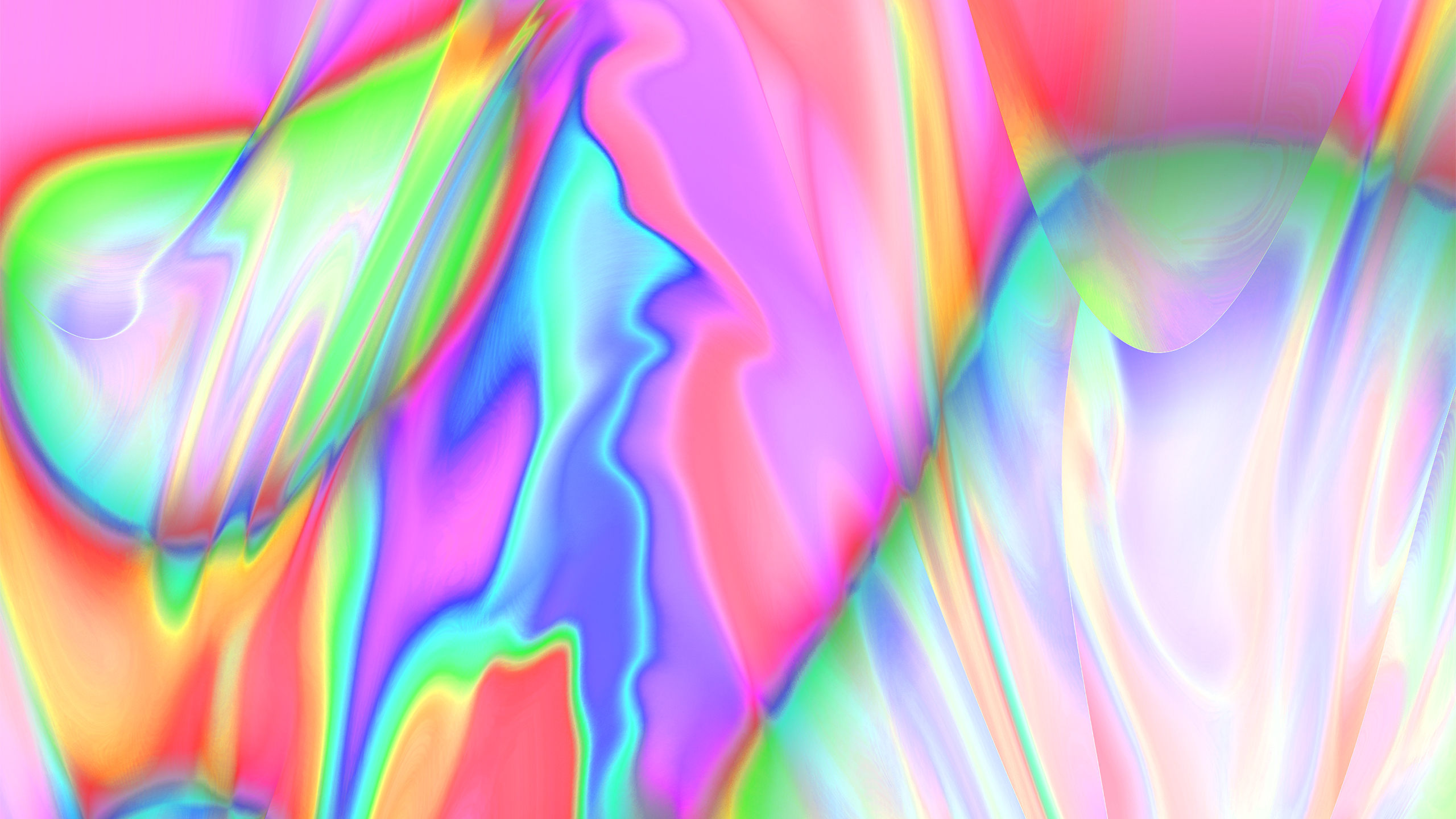 General 2560x1440 abstract photoshopped colorful holographic iridescent liquid gradient graphic design pink
