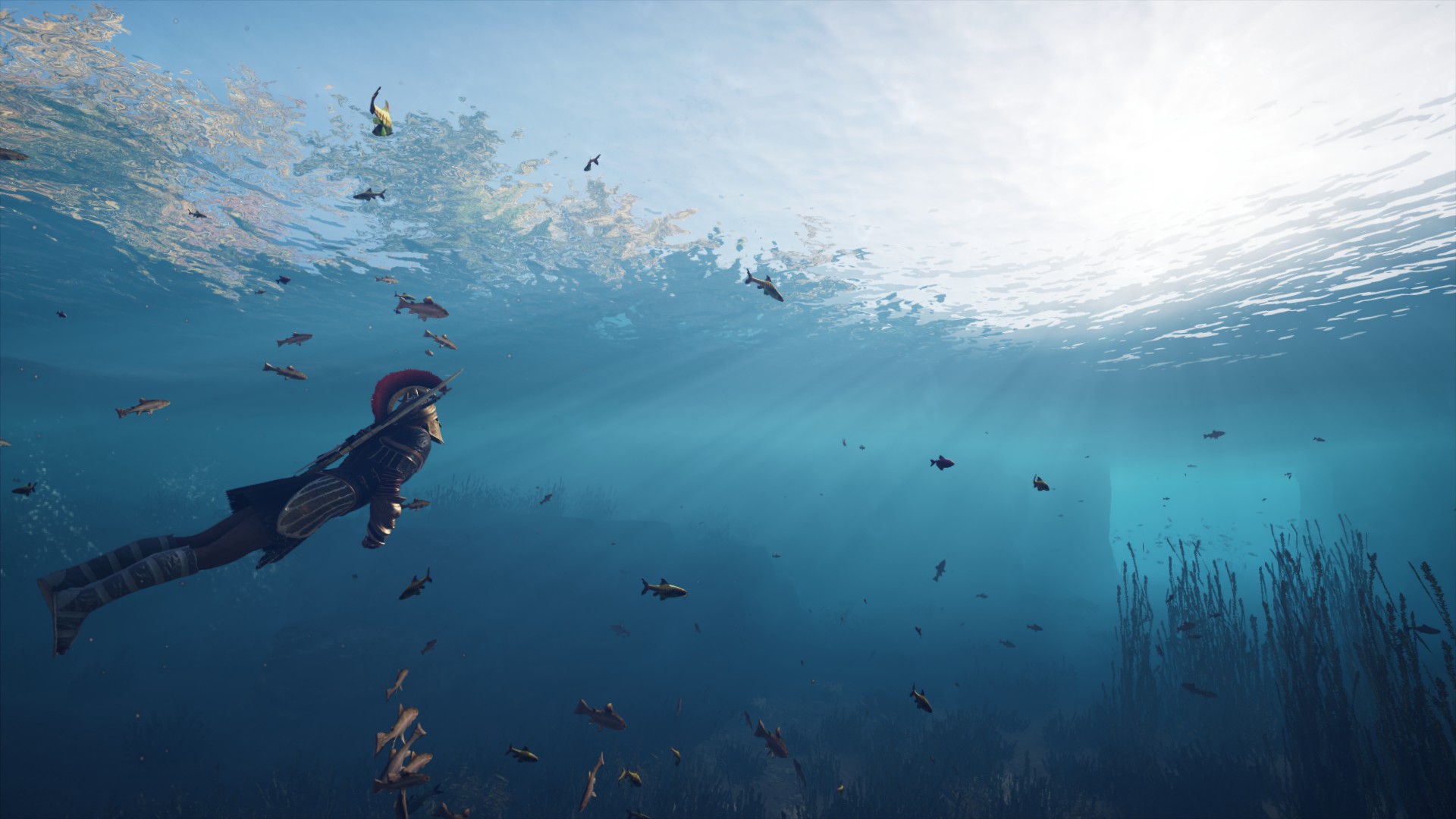 General 1920x1080 sea underwater fish Assassin's Creed Assassin's Creed: Odyssey