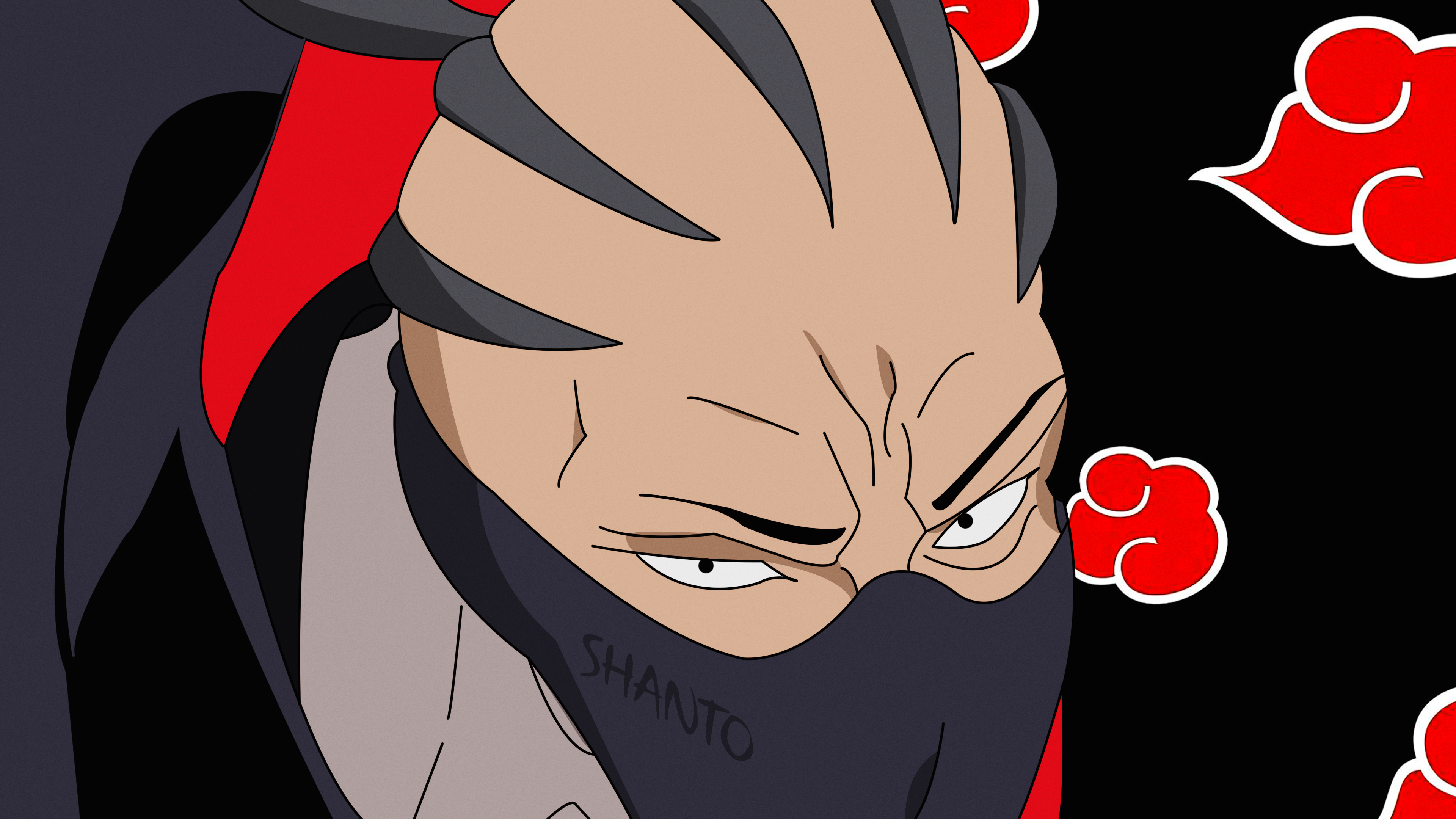 Anime 3840x2160 Naruto Shippuden Akatsuki anime mask anime men Sasori