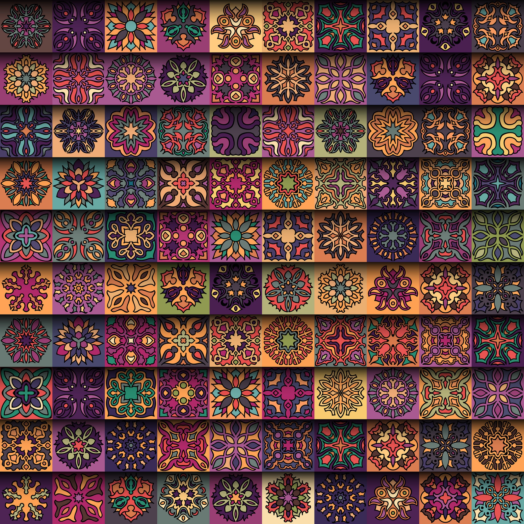 General 2048x2048 texture pattern colorful digital art