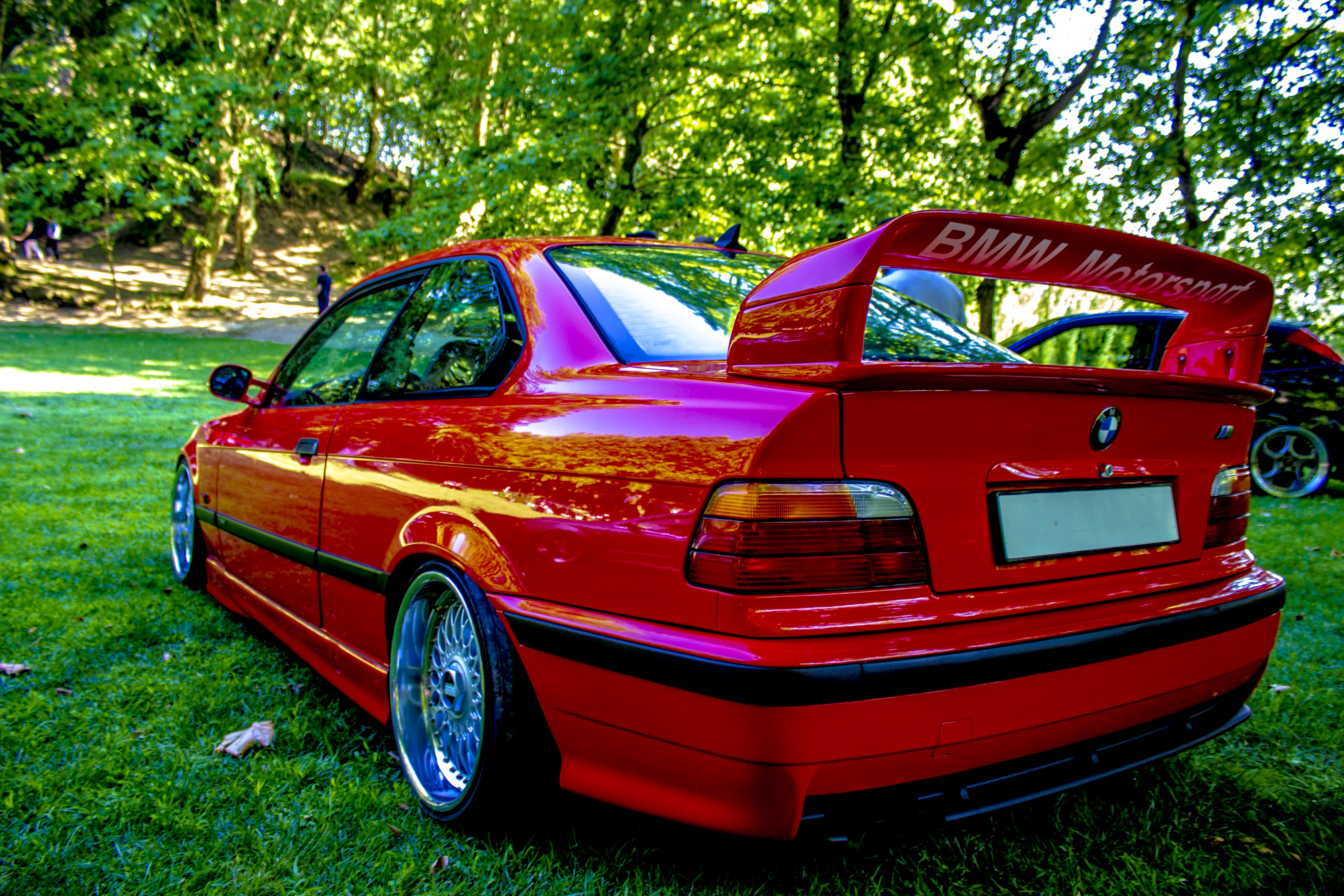 General 5184x3456 BMW red BBS stance (cars) low car BMW 3 Series BMW E36 car