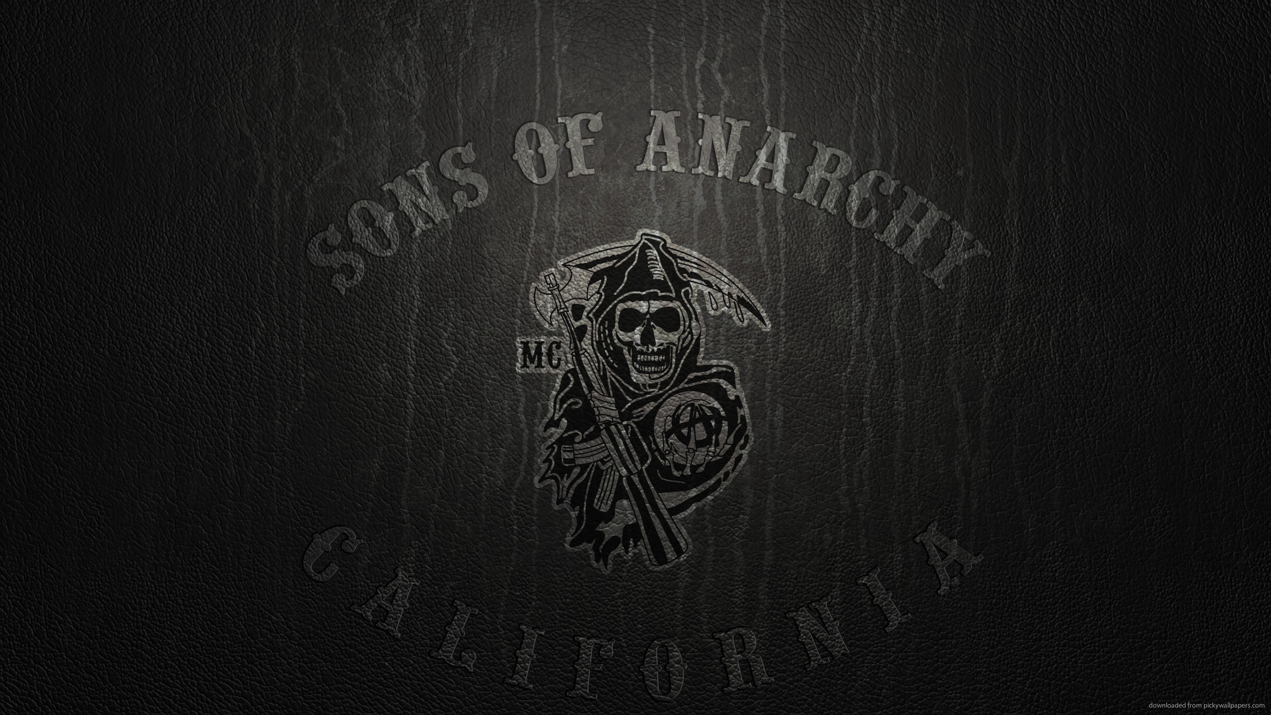 General 2560x1440 Sons of Anarchy TV TV series monochrome leather
