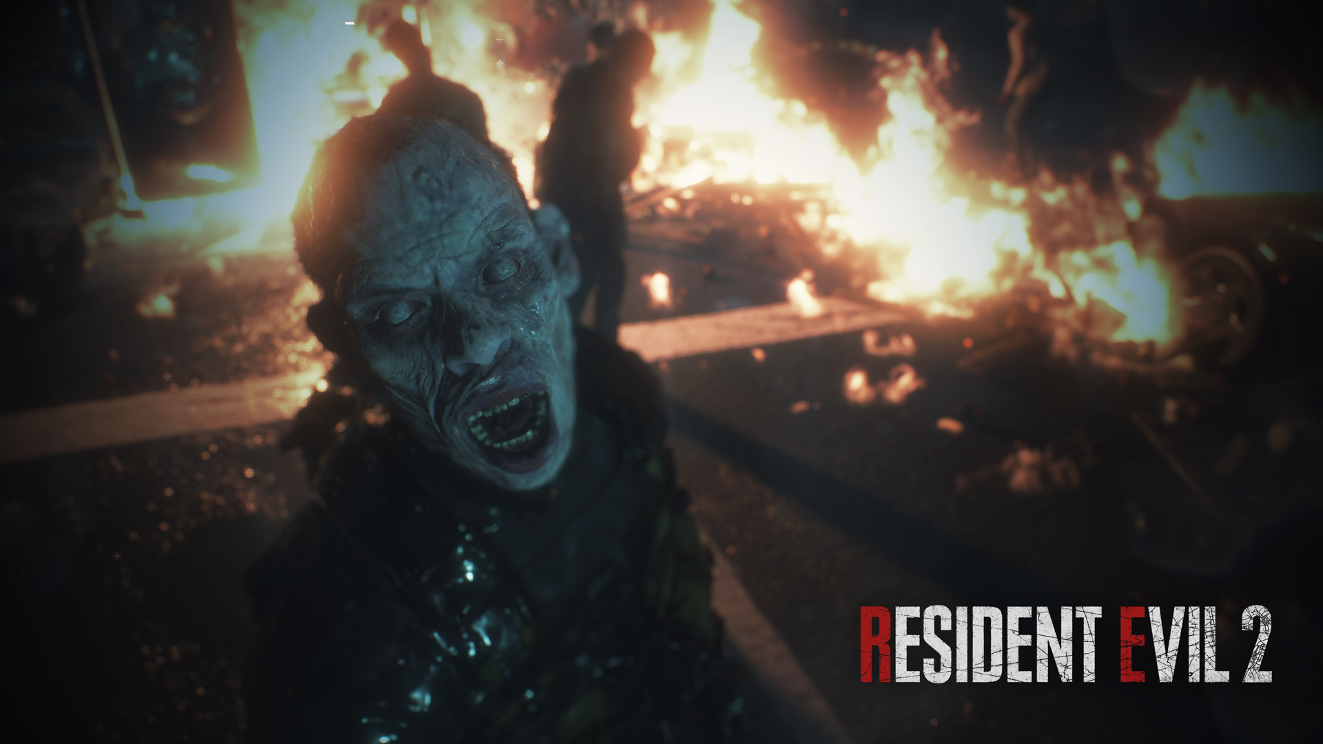 General 1920x1080 Resident Evil 2 video games video game art zombies