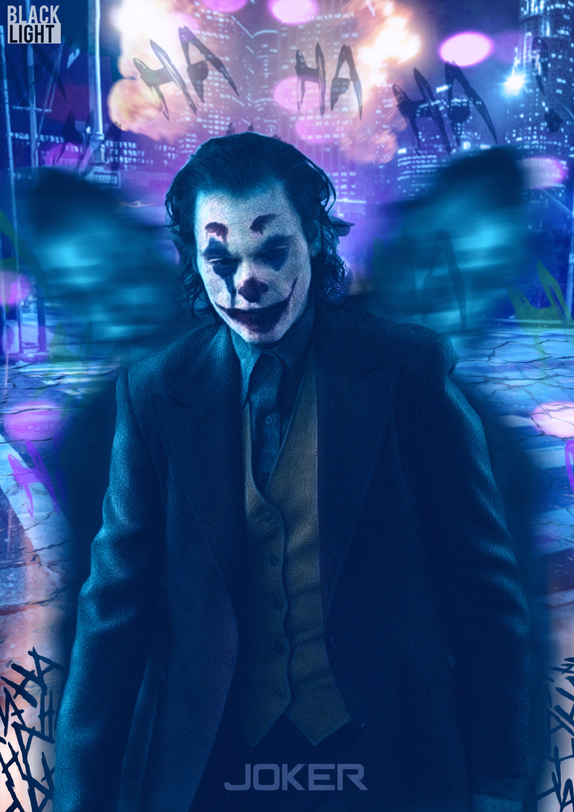 General 1920x2716 Joker 2019 (year) movies digital art portrait display